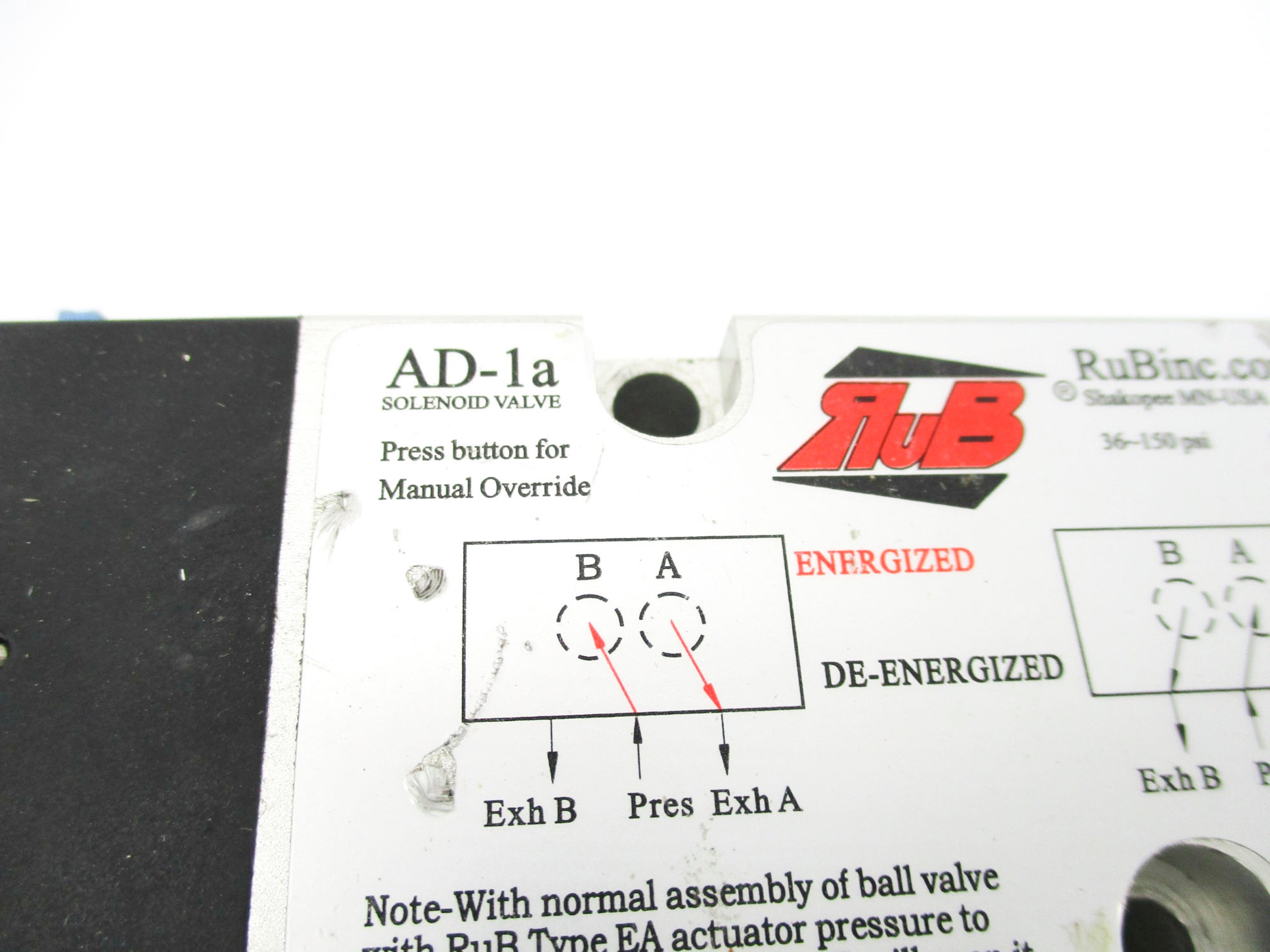 RUB AD-1A 36-150PSI UNMP