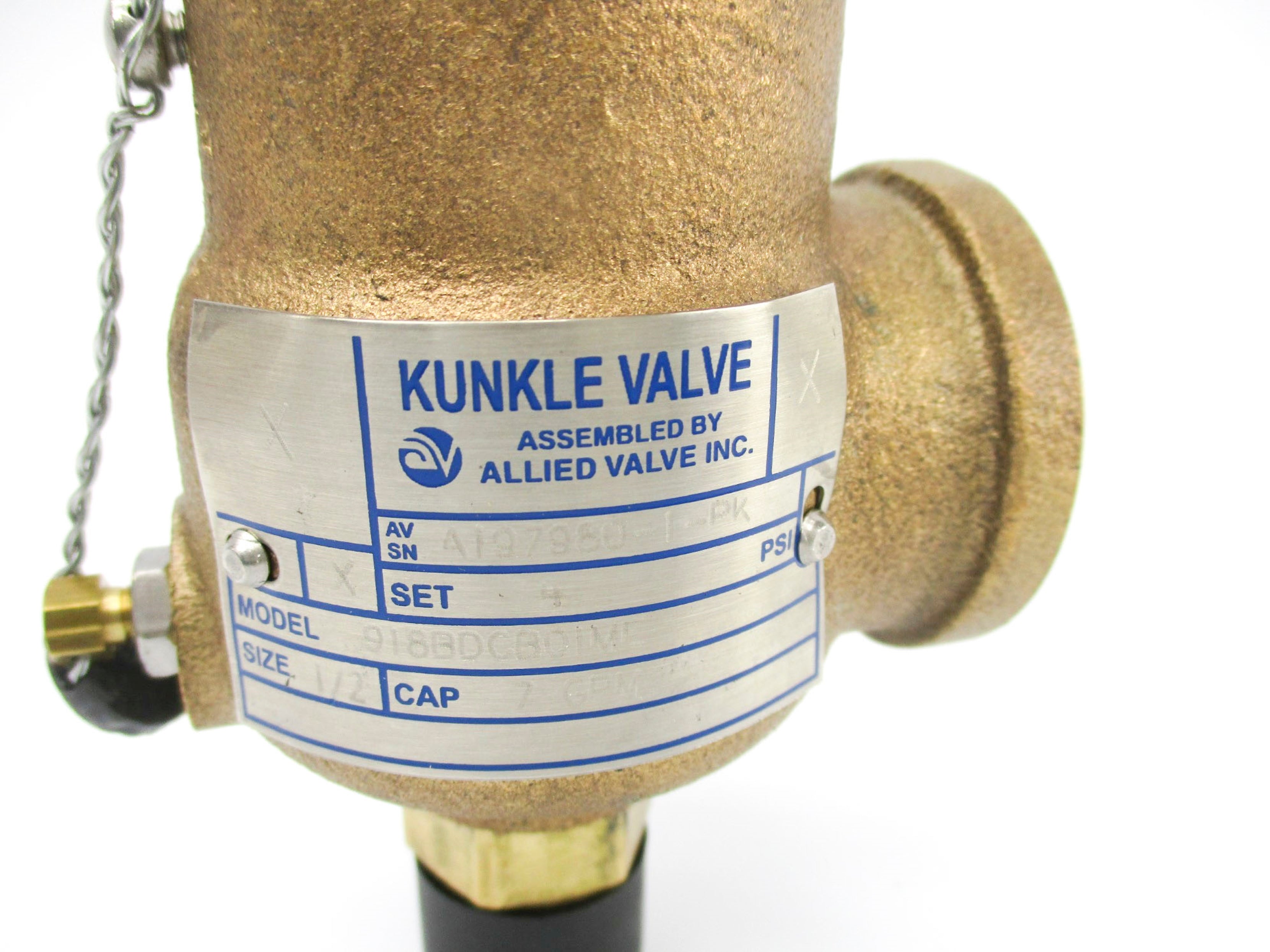KUNKLE VALVE 918BDCB01ME 4PSI NSNP