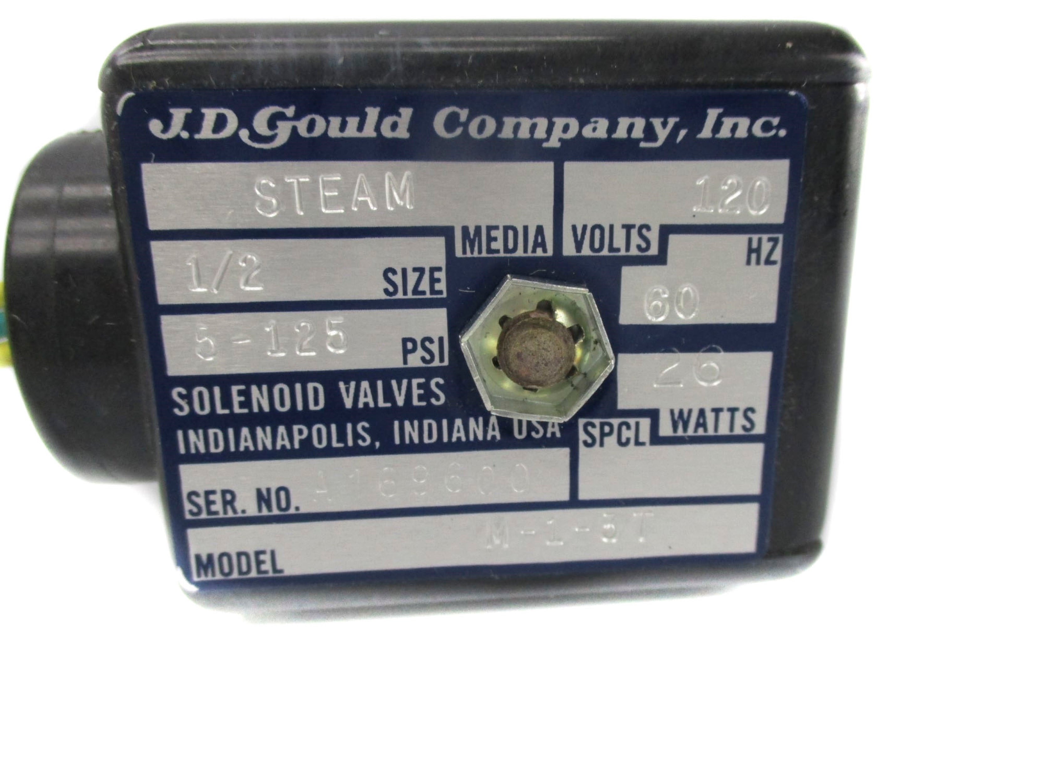 J.D GOULD M-1-5T 120V 5-125PSI NSNP