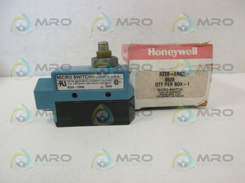 HONEYWELL BZE6-2RQ2 LIMIT SWITCH (MISSING ROLLER ARM) *NEW IN BOX*