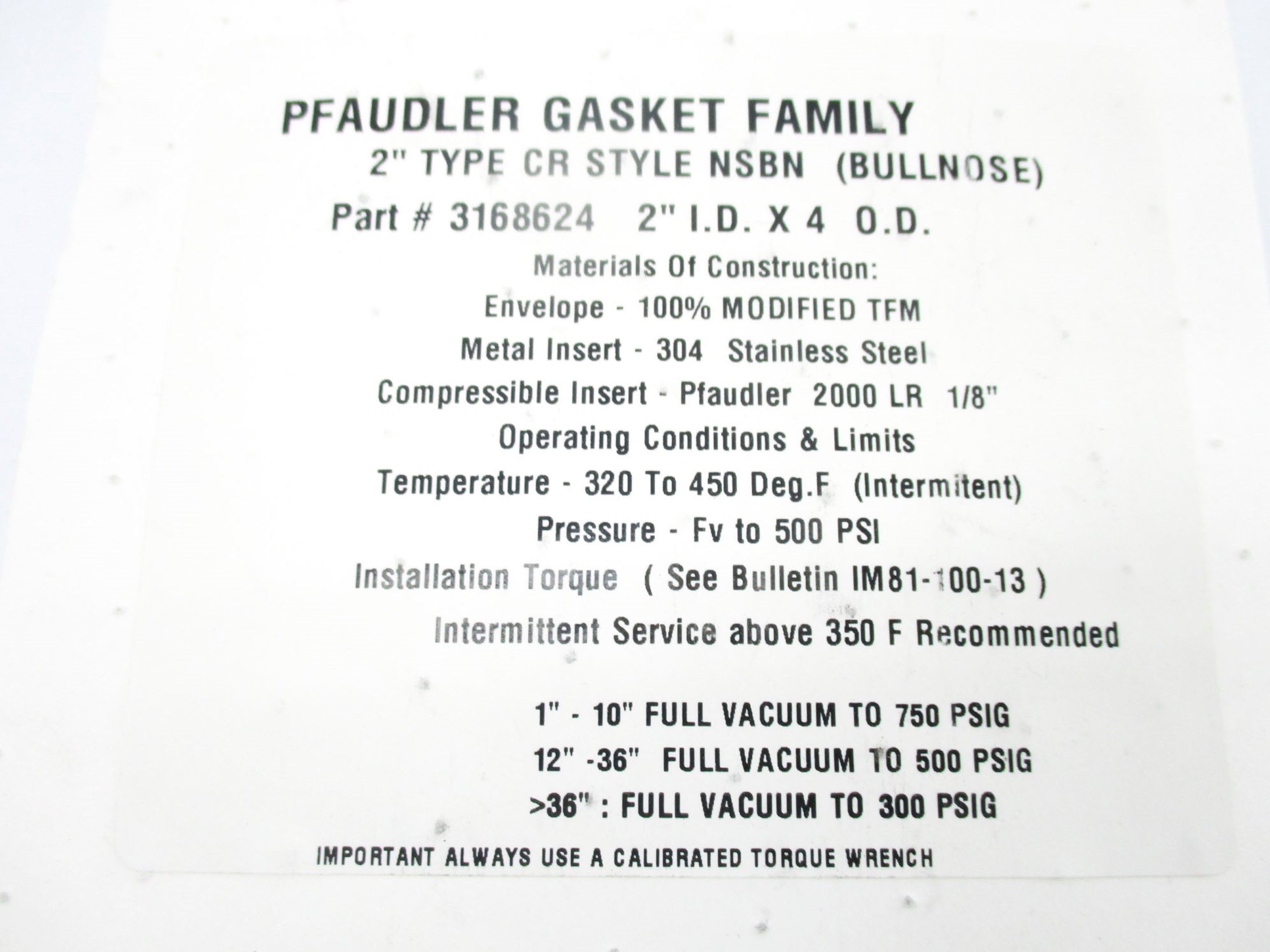 PFAUDLER 3168624 NSMP