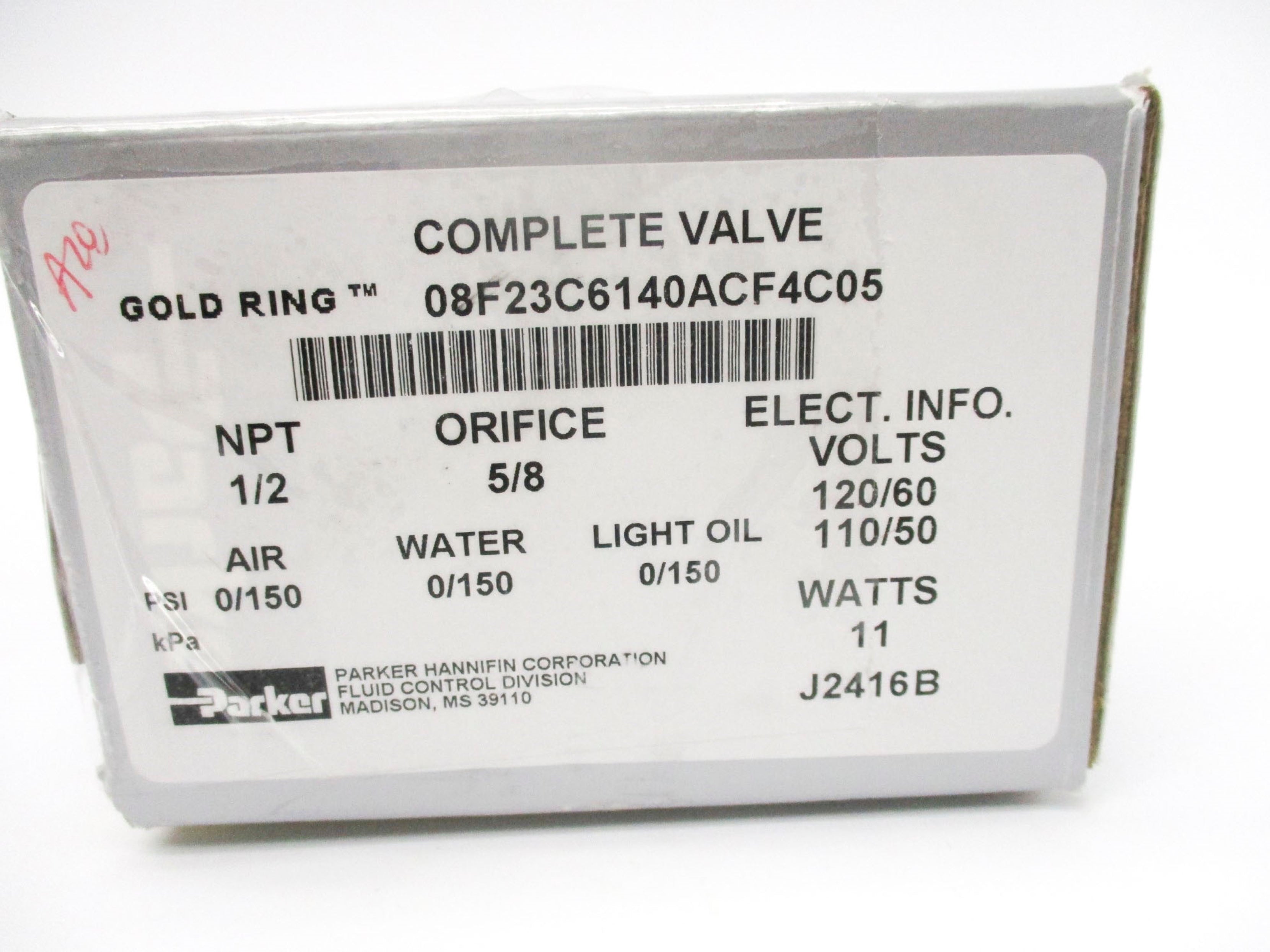 PARKER 08F23C6140ACF4C05 120V 150PSI NSMP