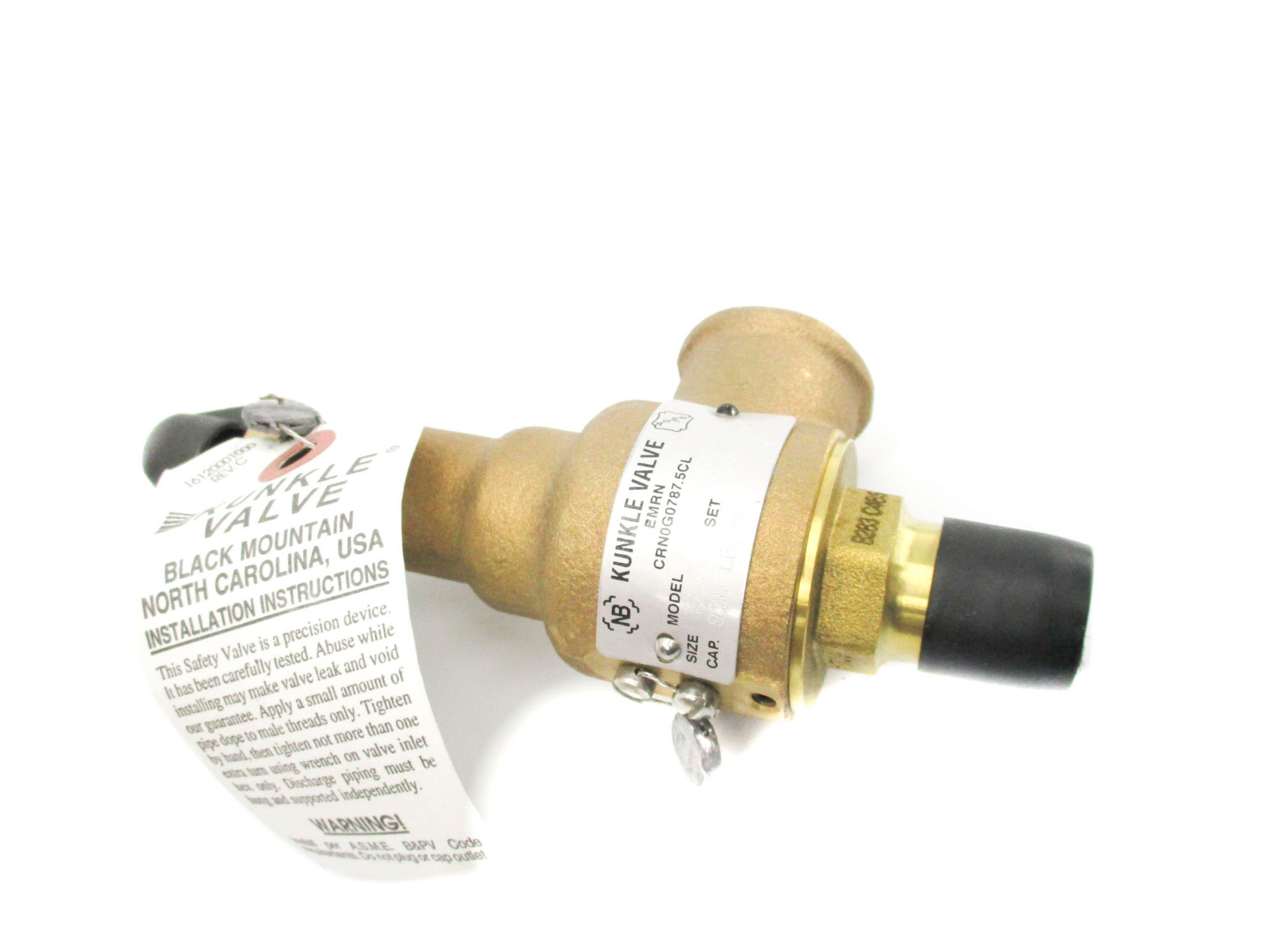 KUNKLE VALVE 6010DCM01AM0150 150PSI NSMP