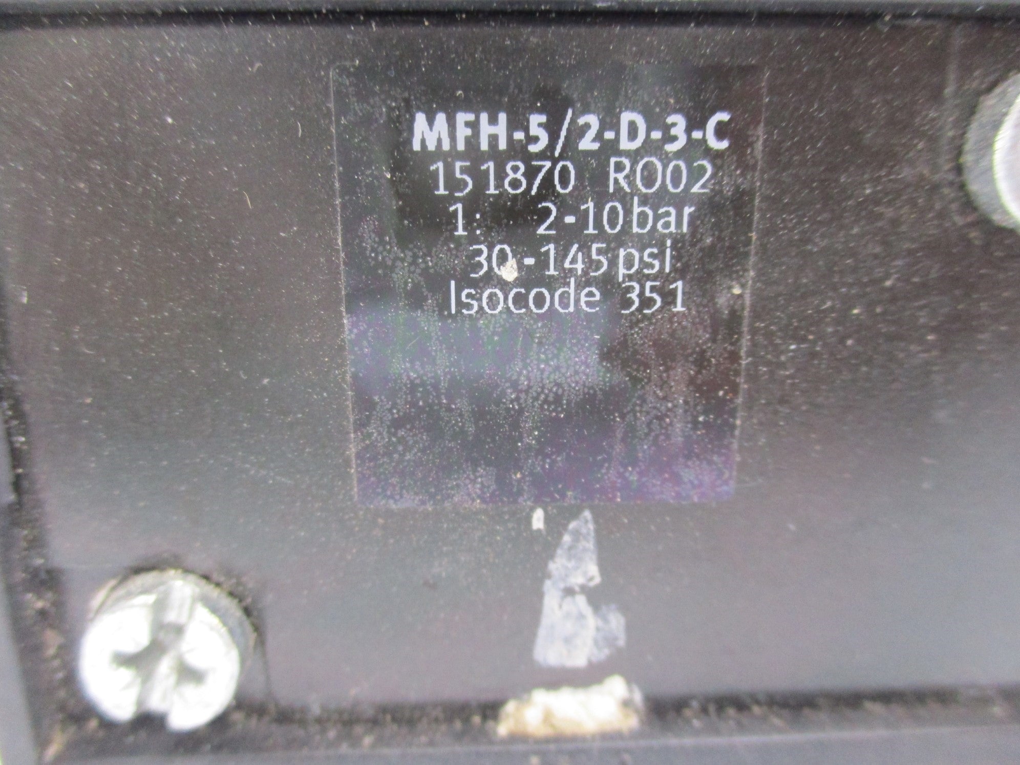 FESTO MFH-5/2-D-3-C 30-145PSI NSMP
