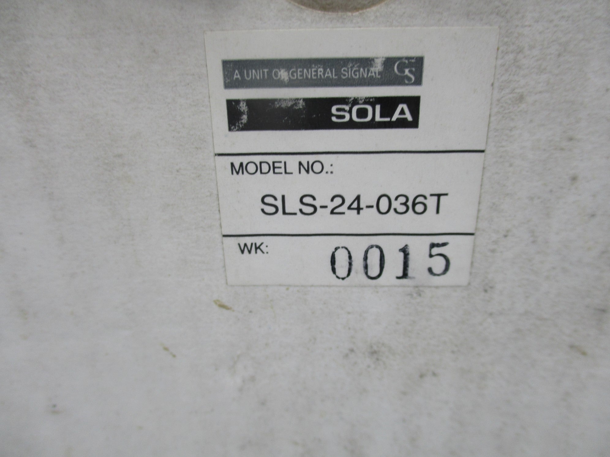 SOLA SLS-24-036T NSMP