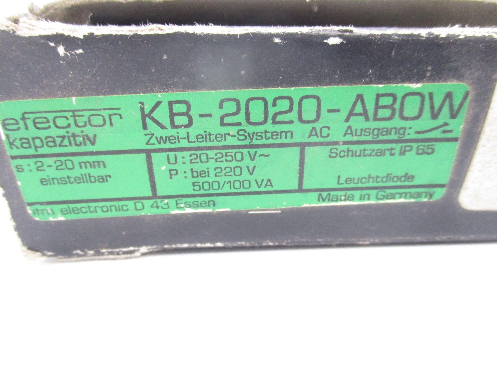 IFM EFECTOR KB-2020-ABOW NSMP