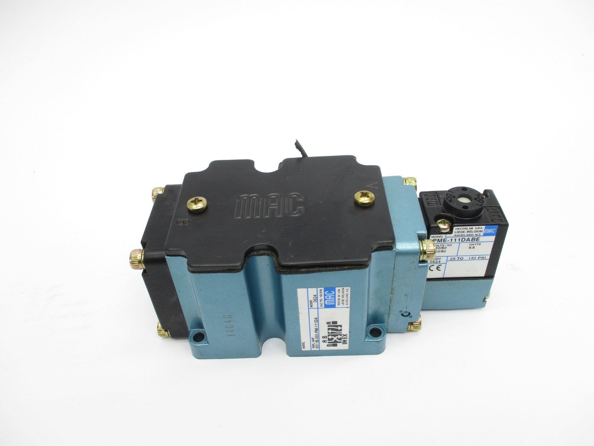 MAC 6511B-000-PM-111DA 120/110V 25-150PSI  NSMP