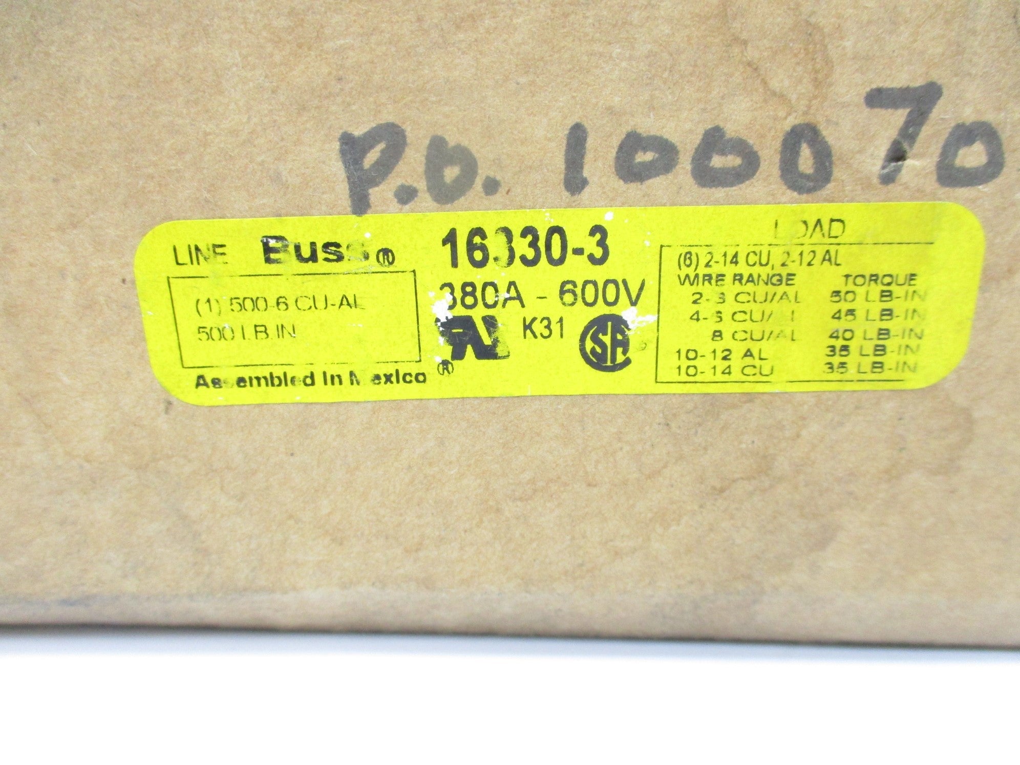 BUSSMANN 16330-3 NSMP