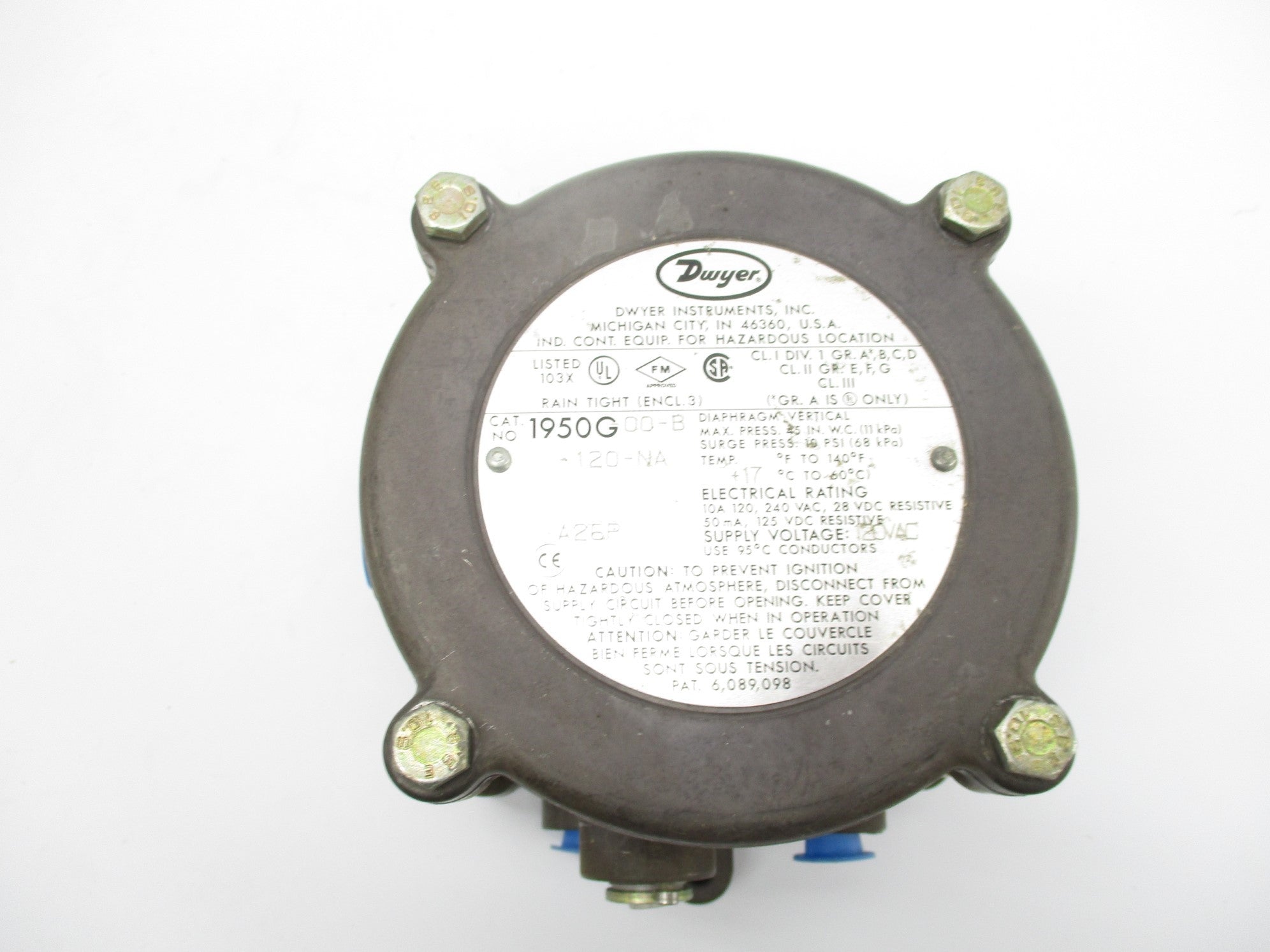 DWYER 1950G-00-B-120-NA NSMP