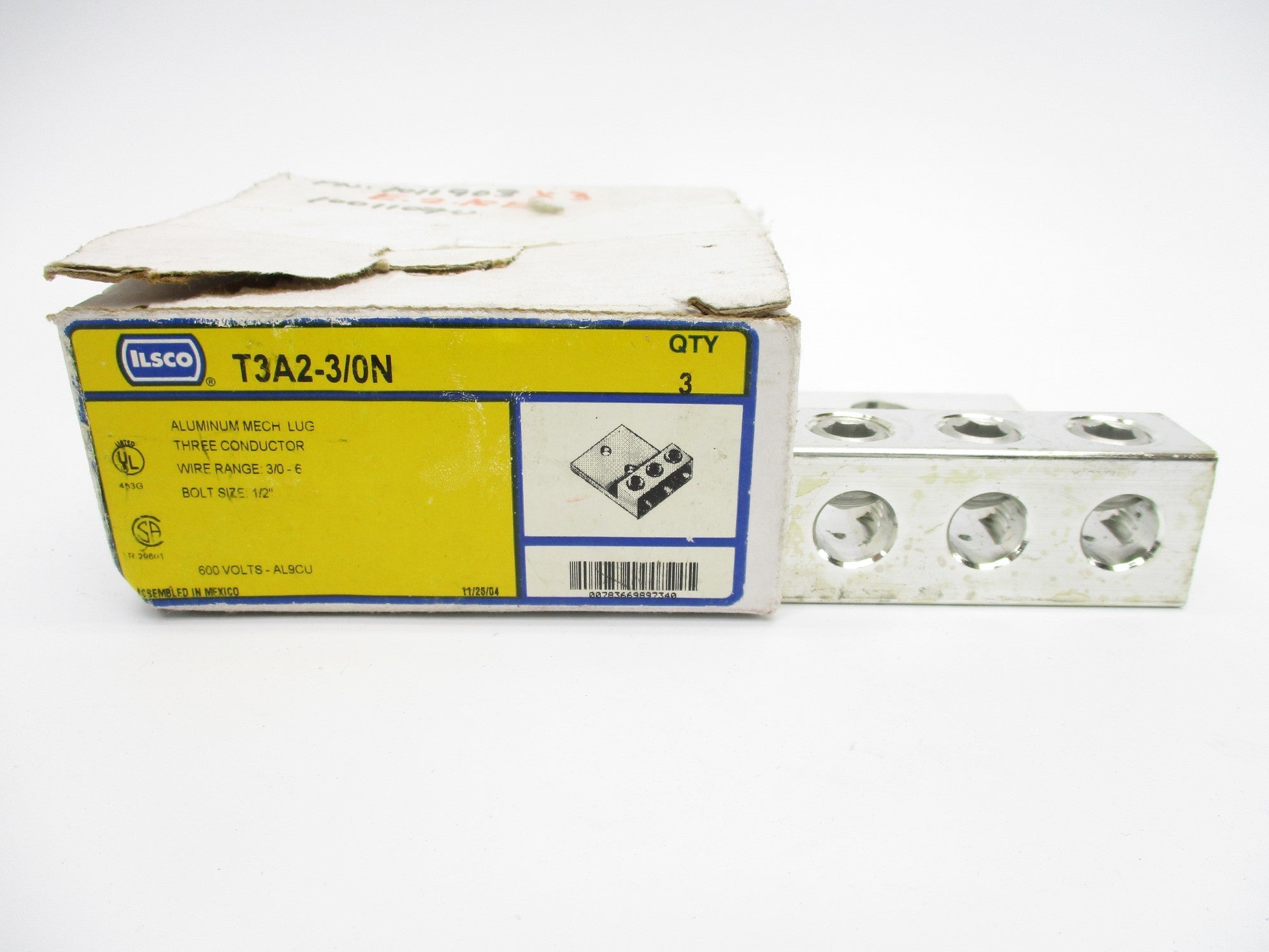ILSCO T3A2-3/0N (PKG OF 3) NSMP