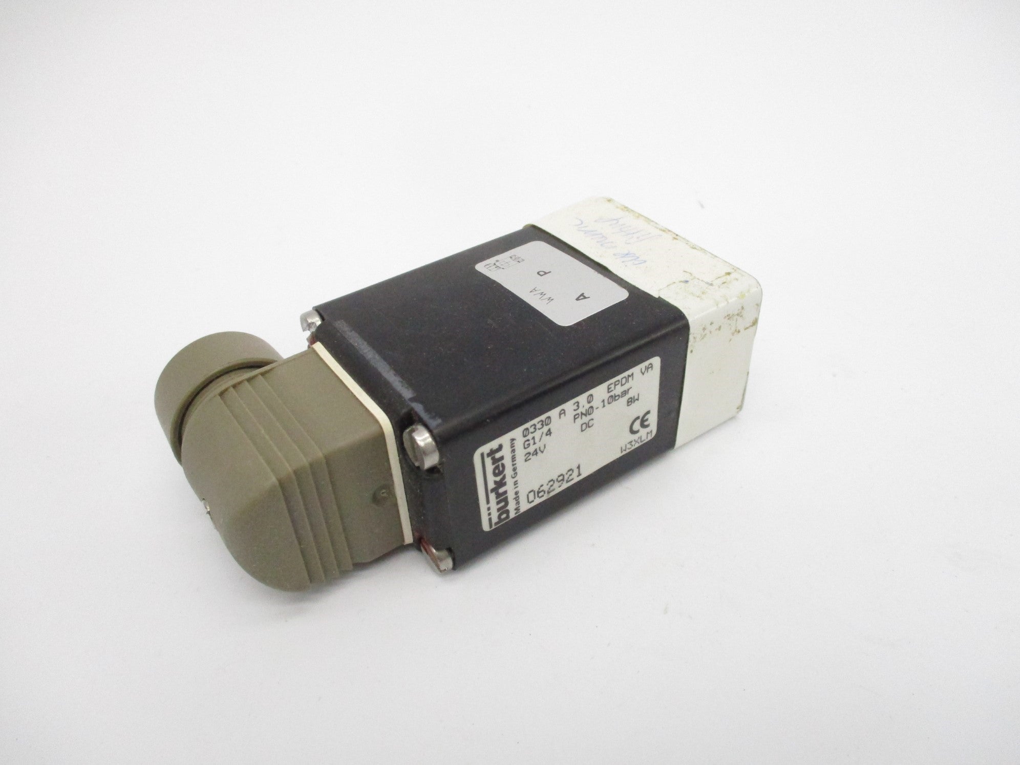 BURKERT 0330-A-3,0-EPDM-VA-G1/4 24VDC NSMP