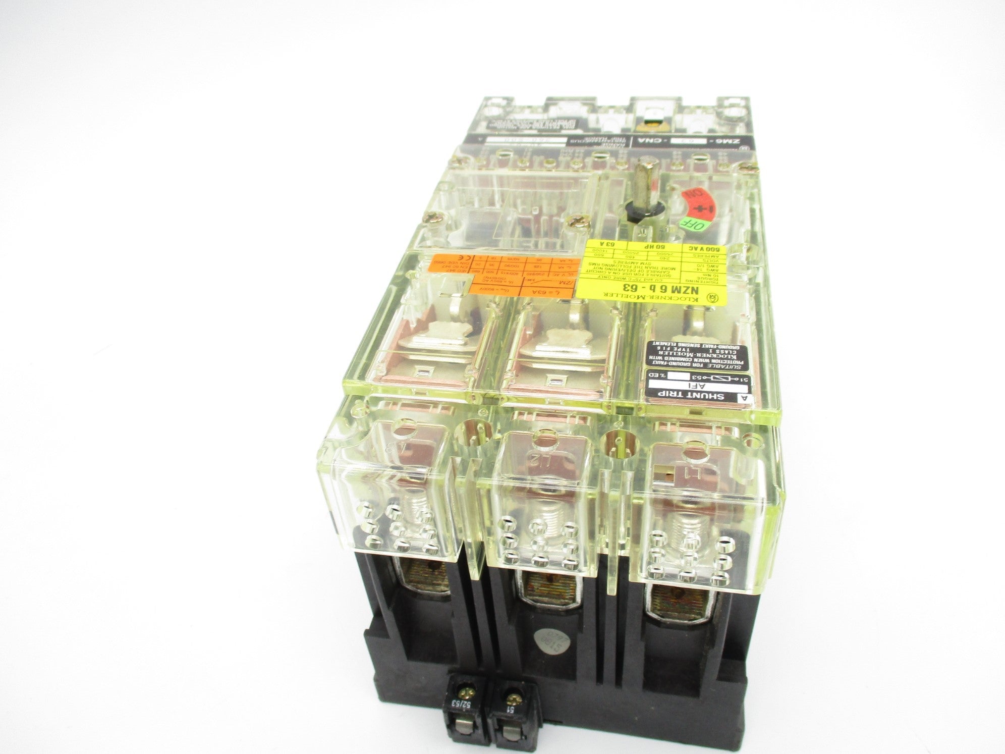 KLOCKNER MOELLER NZM6B-63/ZM6-63-500-CAN 600V 63A NSMP