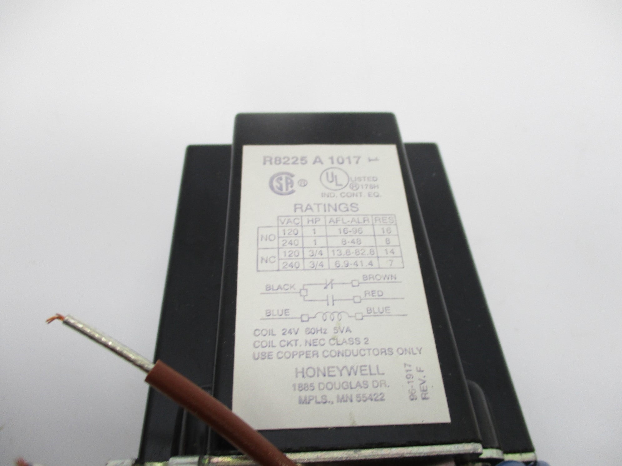 HONEYWELL R8225A1017 NSNP
