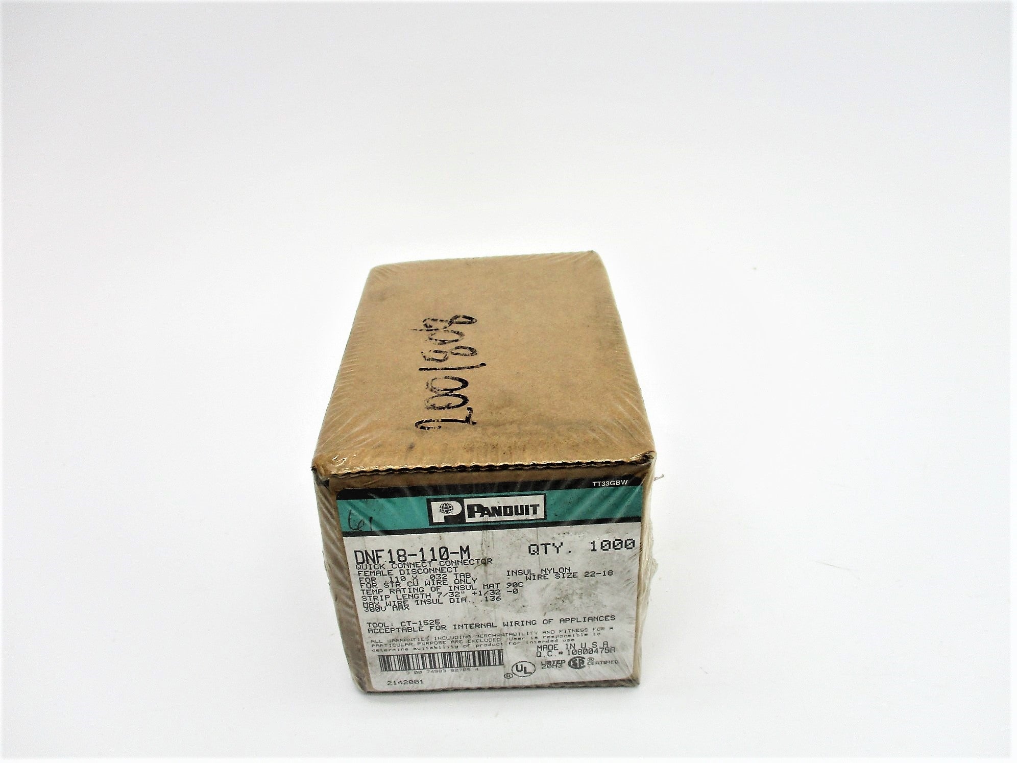 PANDUIT DNF18-110-M (PKG OF 1000) NSFS