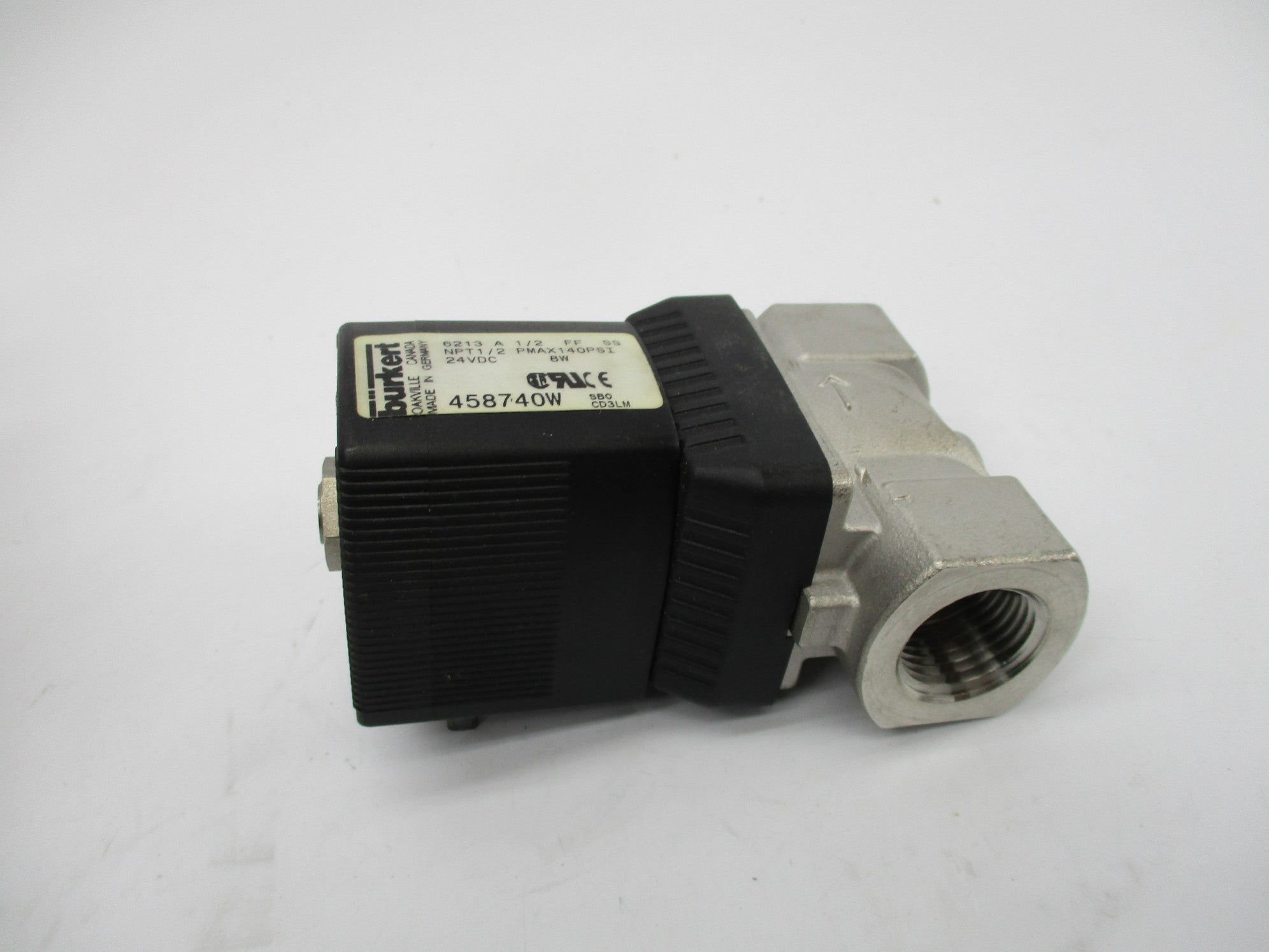 BURKERT 6213-A-1/2-FF-SS 24V 140PSI NSMP