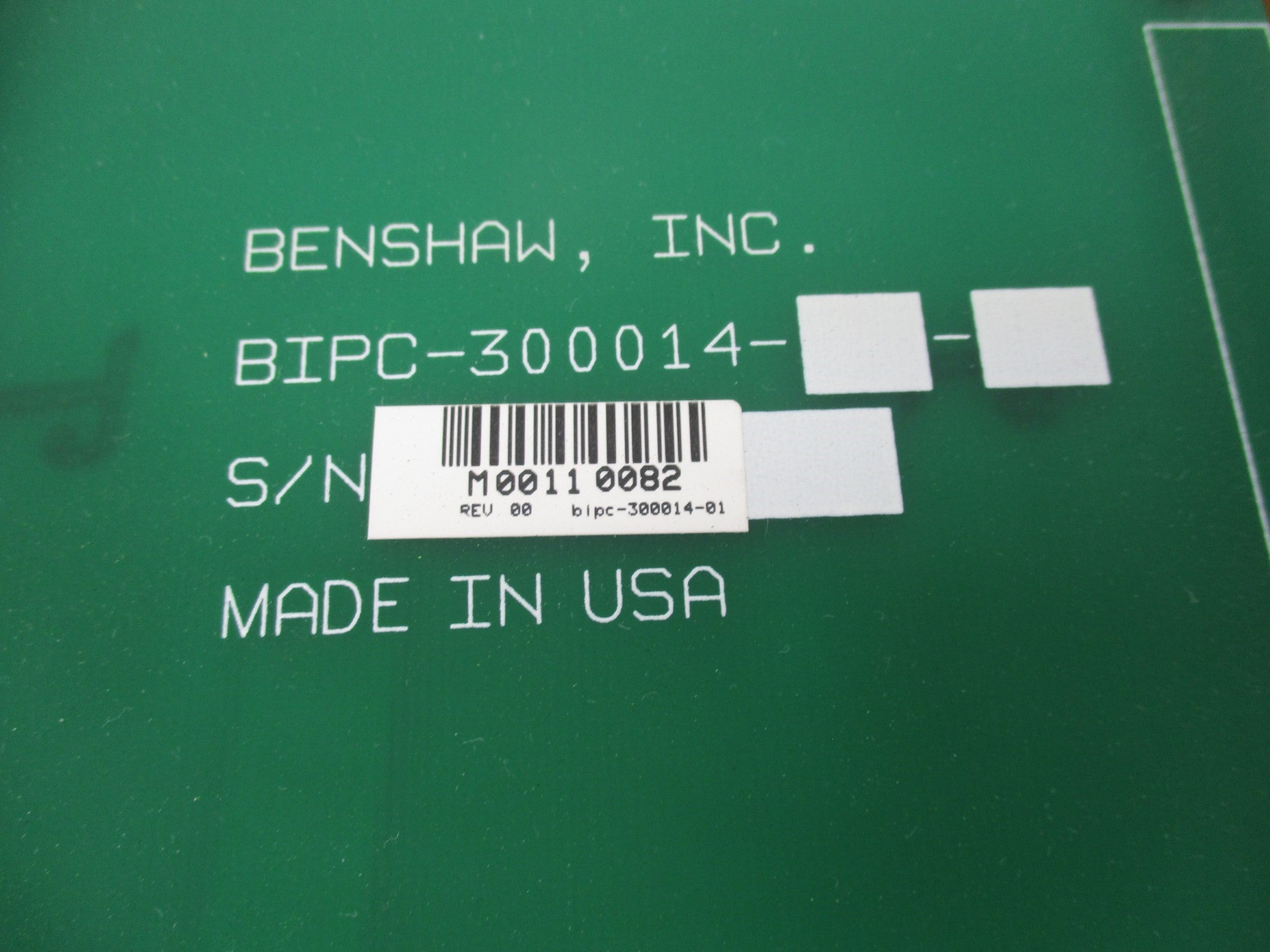 BENSHAW BIPC-300014 NSNP
