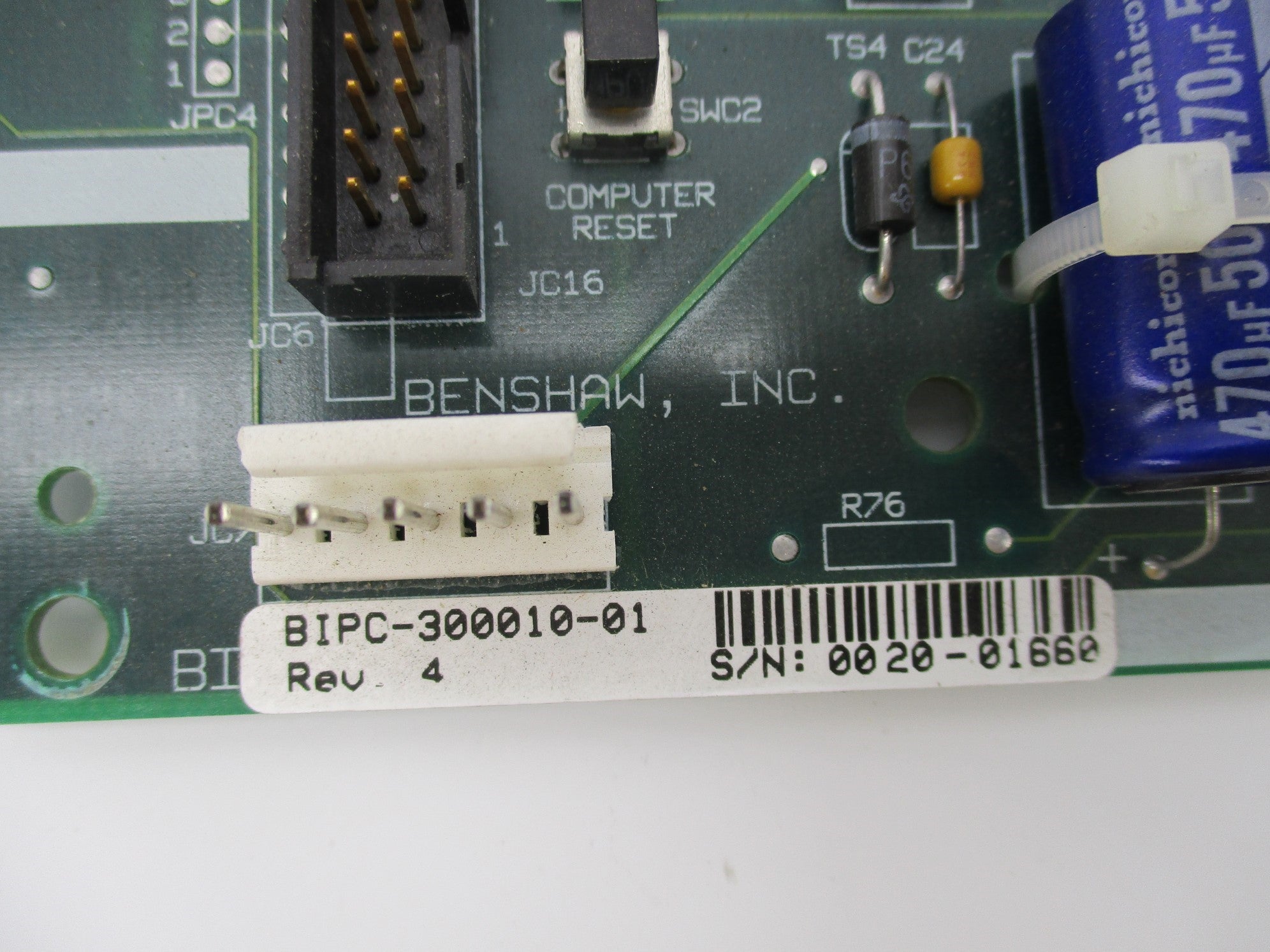 BENSHAW BIPC-300010-01 REV. 4 NSNP