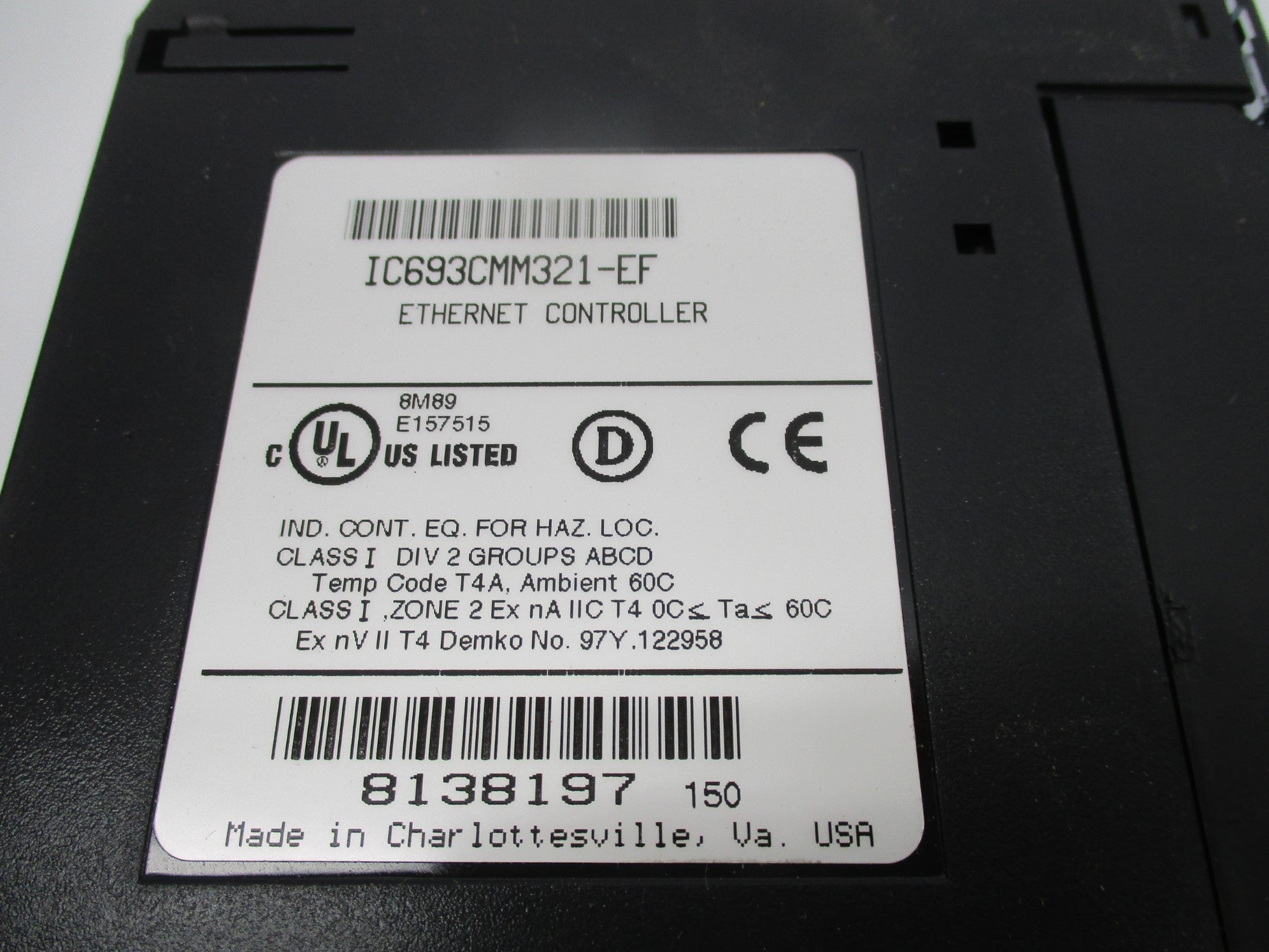 GENERAL ELECTRIC IC693CMM321-EF NSNP