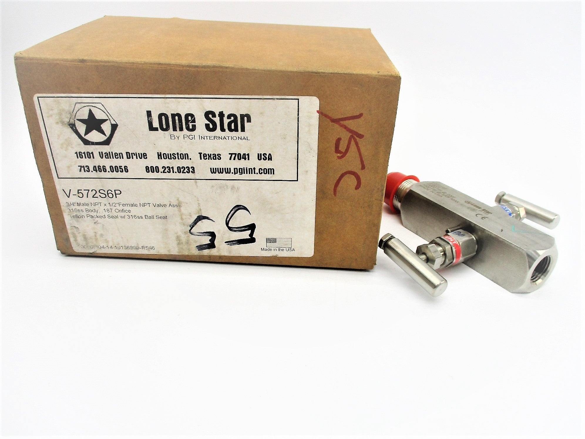 LONE STAR V-572S6P 10000PSI NSMP