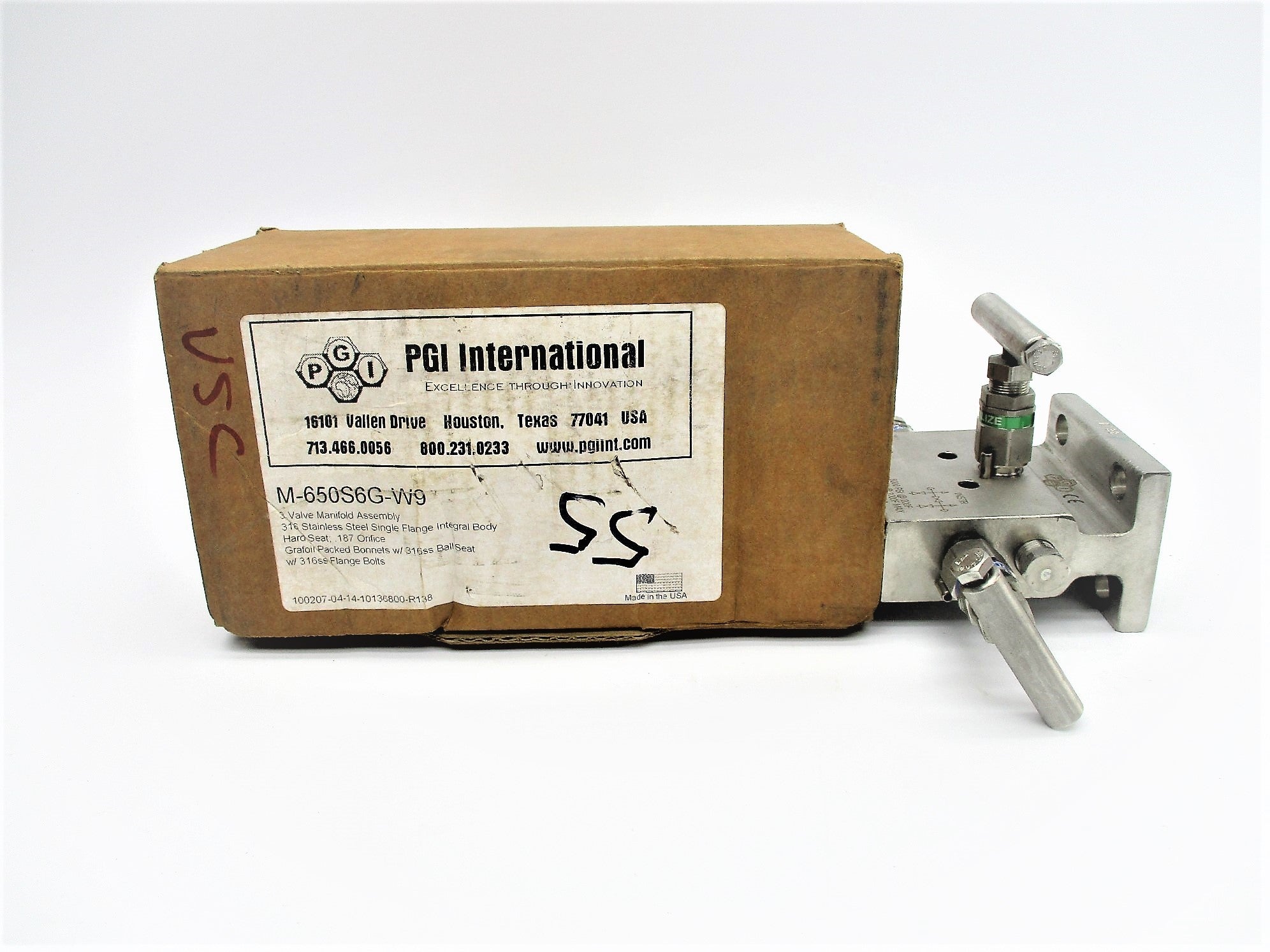 PGI INTERNATIONAL M-650S6G-W9 1500PSI NSMP