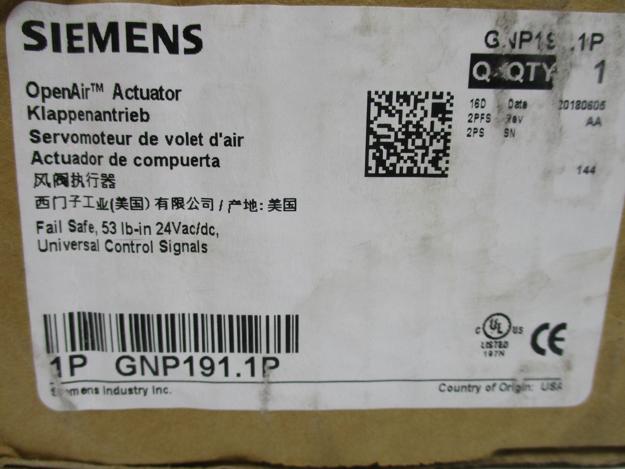 SIEMENS GNP191.1P NSMP