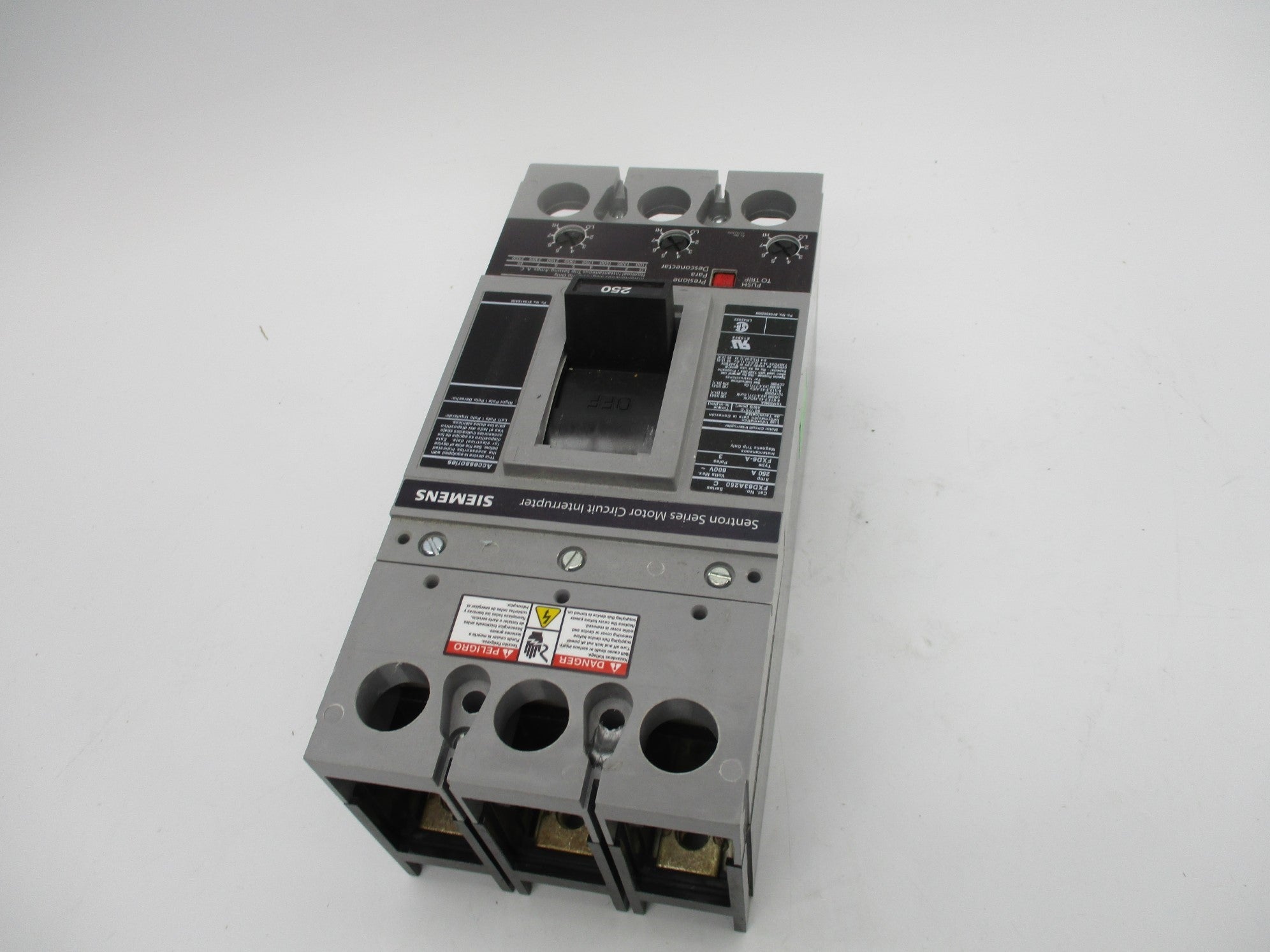 SIEMENS FXD63A250 SER. C 600V 250A NSMP
