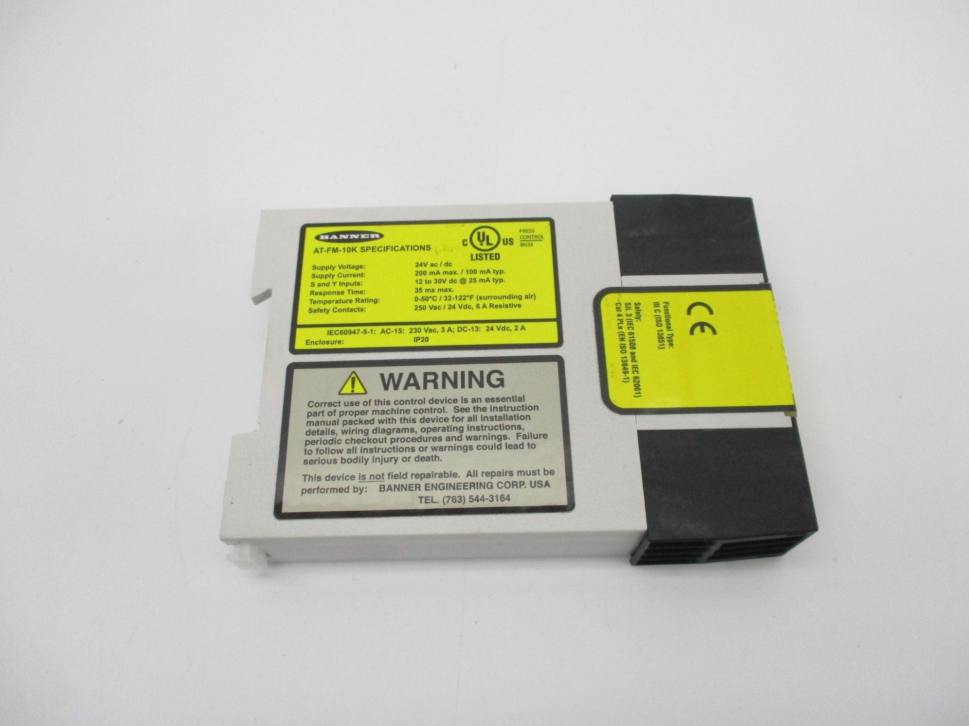 BANNER ENGINEERING AT-FM-10K 60698 24VAC/DC 6A NSNP