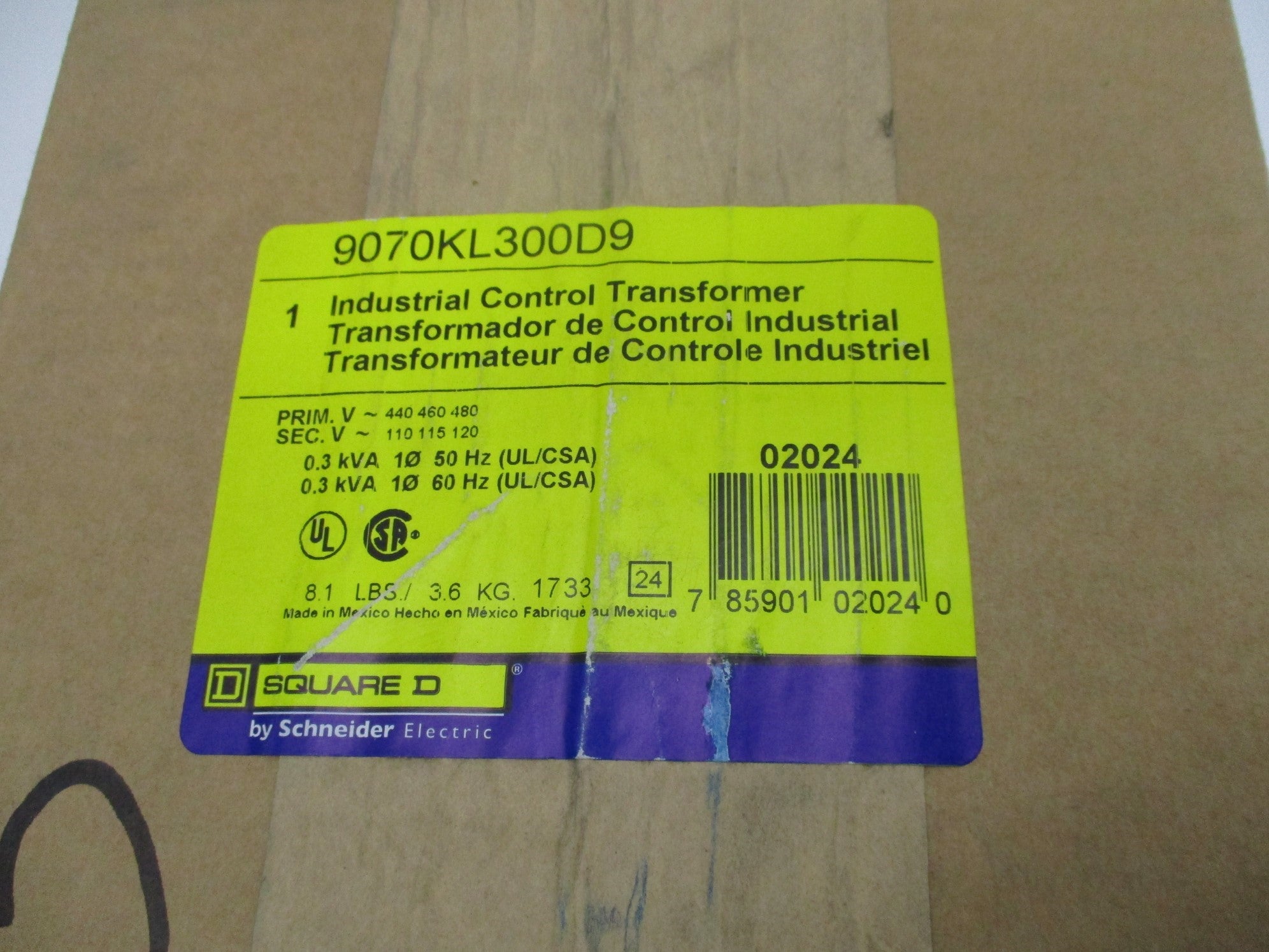 SQUARE D 9070KL300D9 NSFS