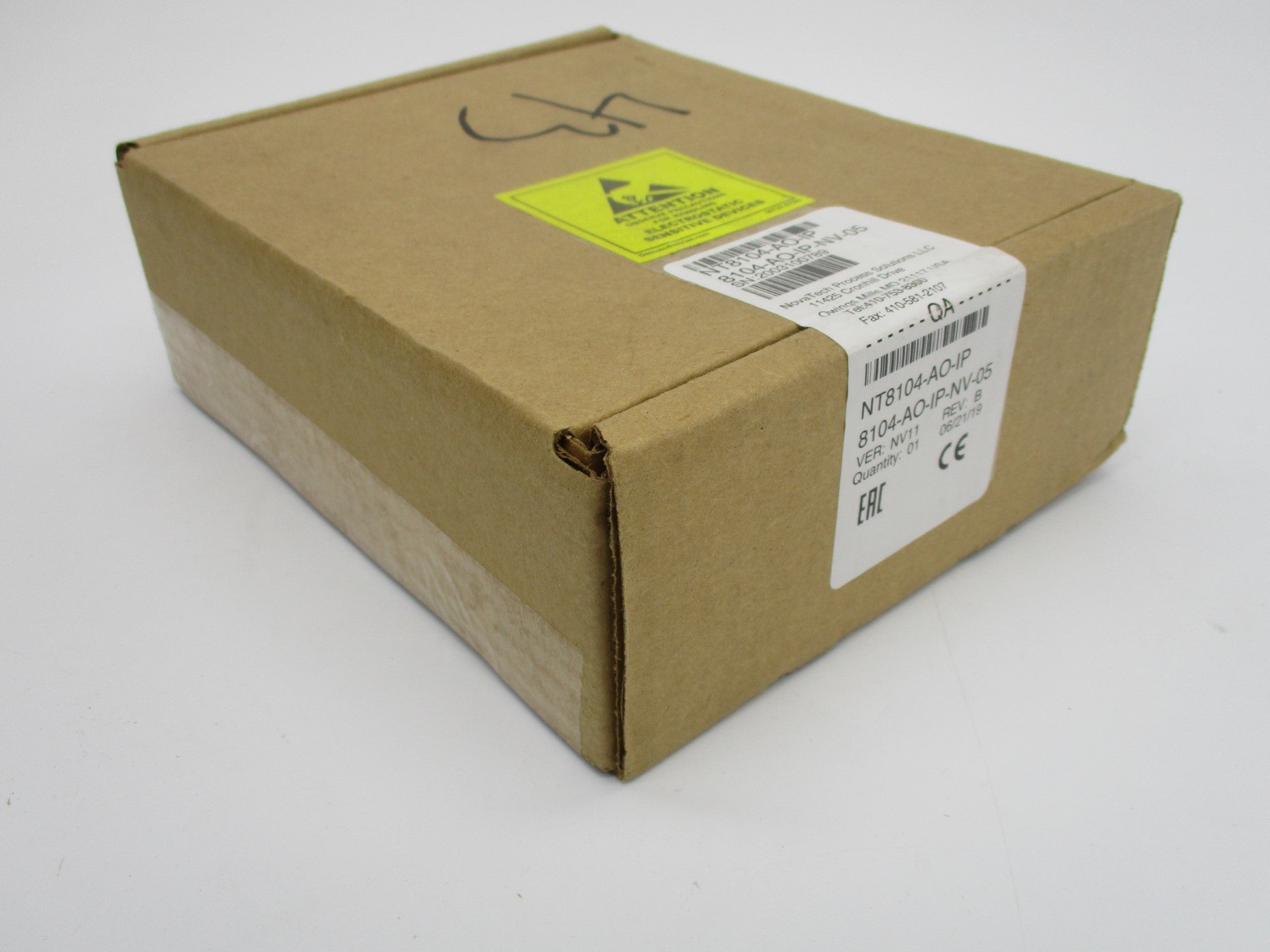 NOVATECH PROCESS 8104-AO-IP-NV-05 NSFS
