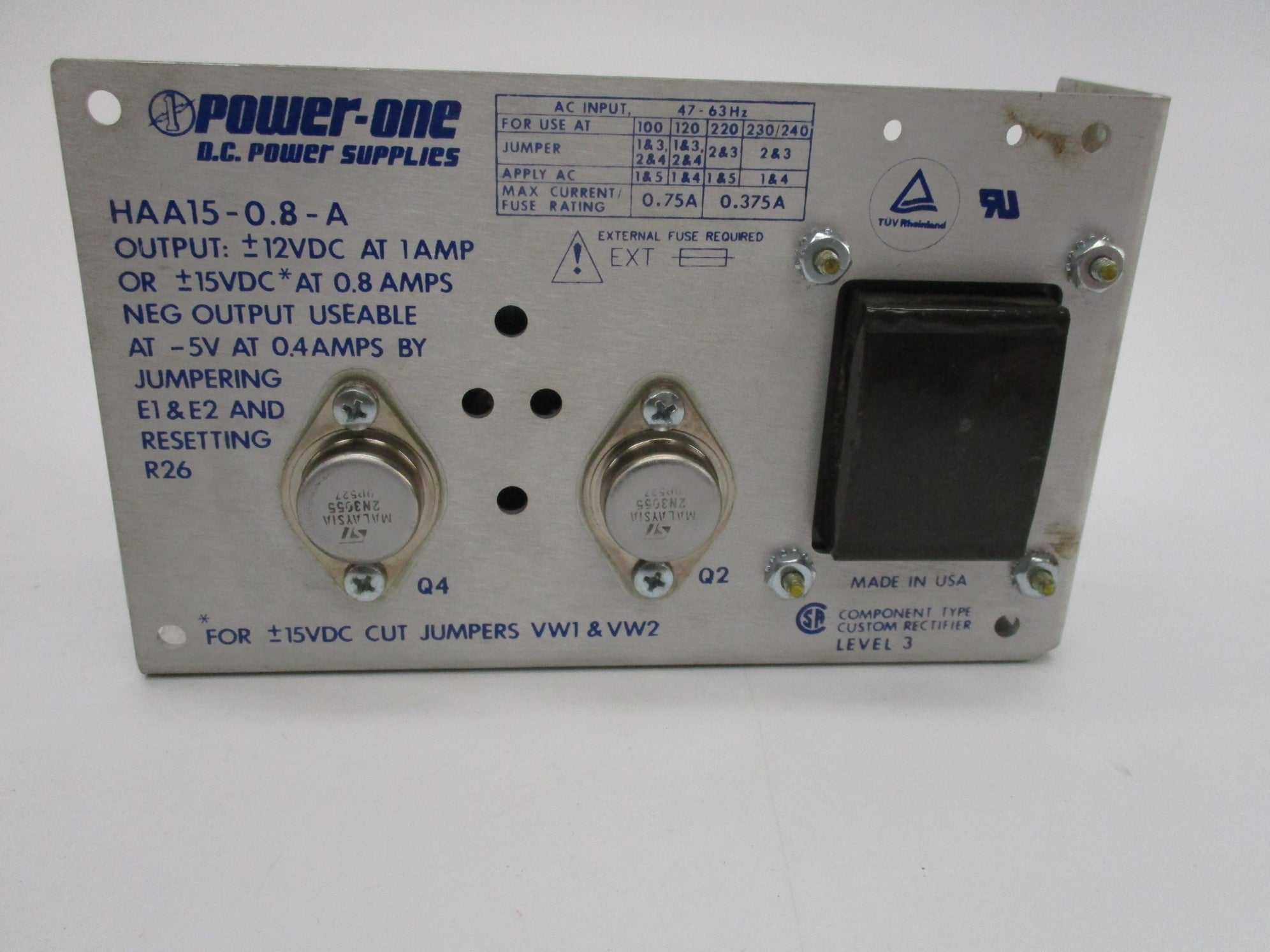 POWER-ONE HAA15-0.8-A NSMP