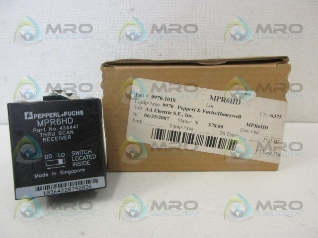 PEPPERL+FUCHS MPR6HD NSMP