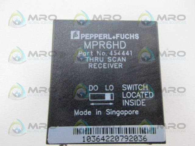 PEPPERL+FUCHS MPR6HD NSMP