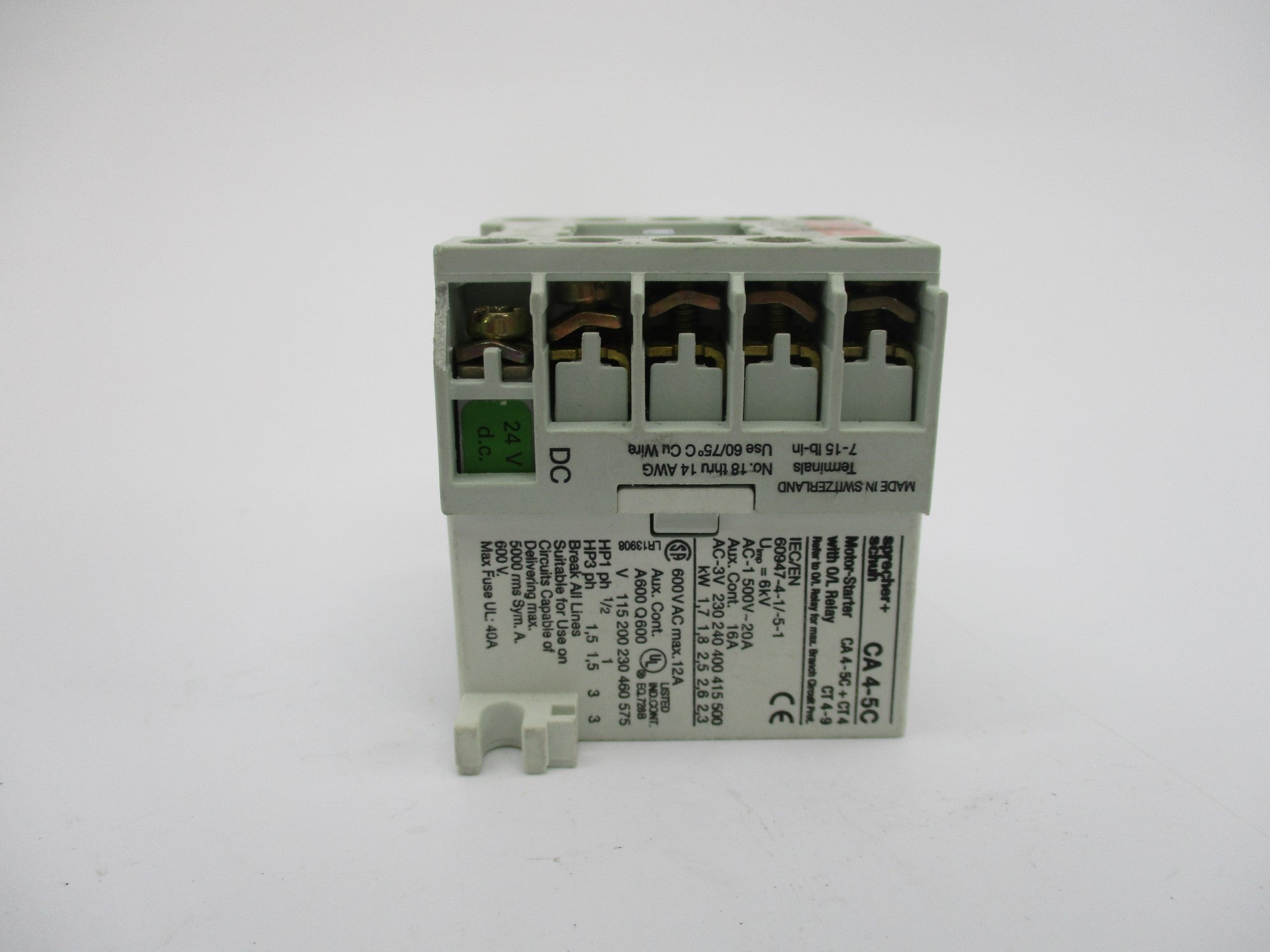 SPRECHER+SCHUH CA4-5C-10 24VDC NSMP