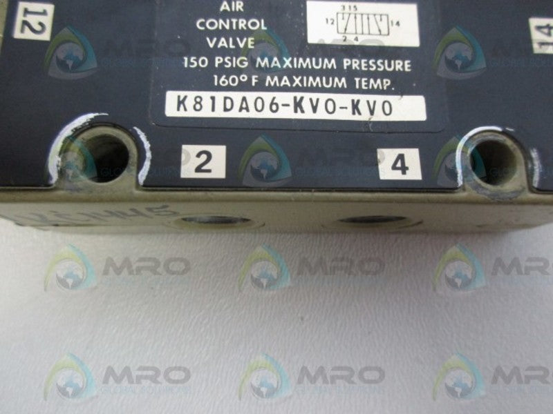 NORGEREN K81DA06-KVO-KVO AIR CONTROL VALVE *USED*