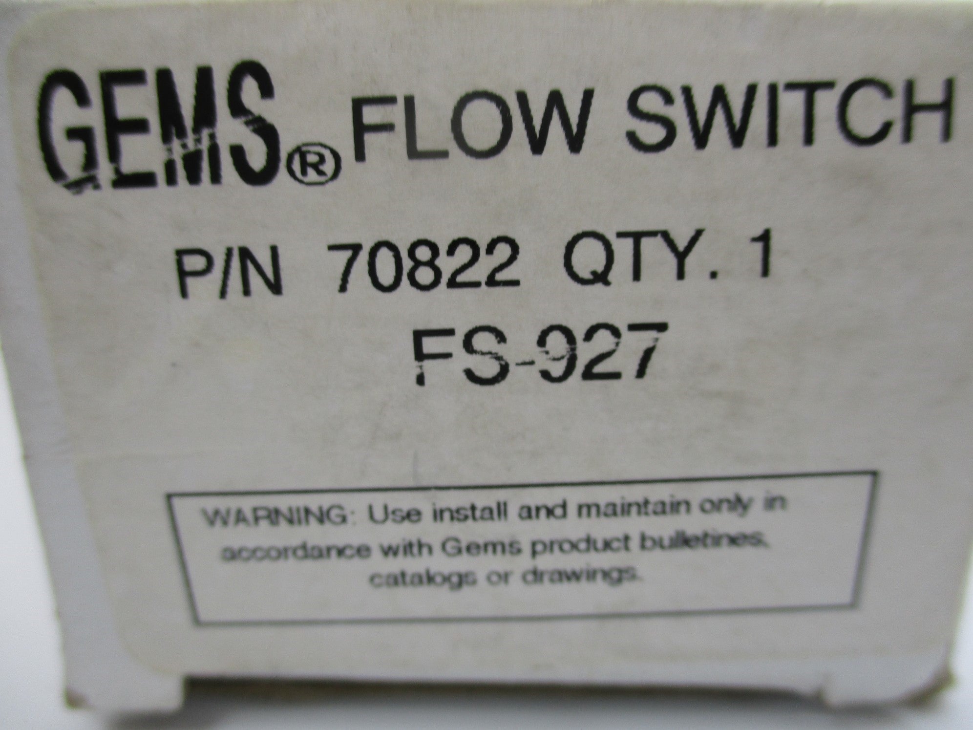 GEMS 70822 FS-927 NSMP