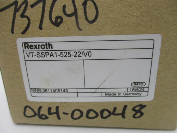 REXROTH VT-SSPA1-525-22/V0 NSFS
