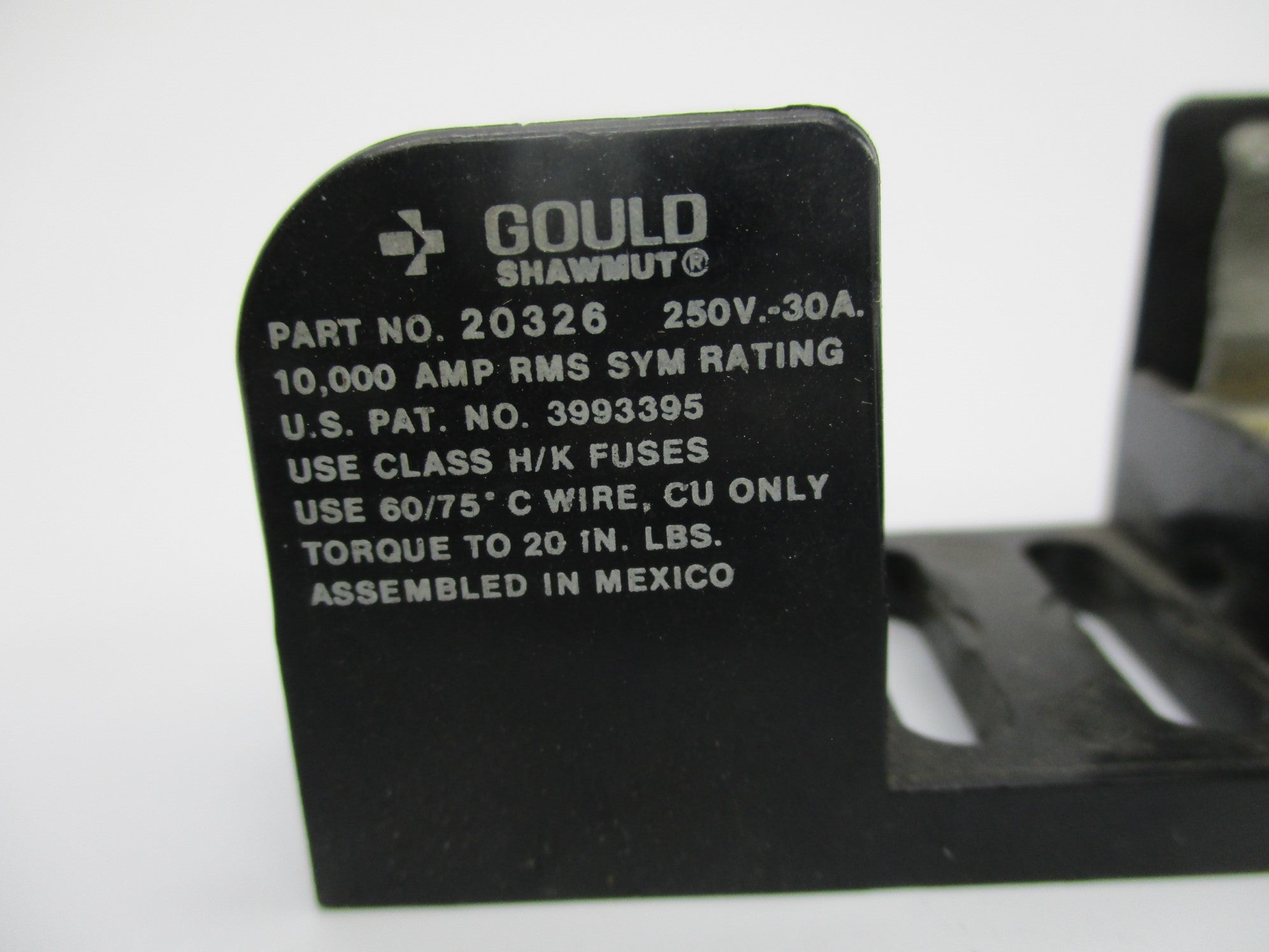 GOULD SHAWMUT 20326 UNMP