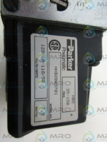 PARKER HHB2003701 PNEUMATIC VALVE *NEW IN BOX*
