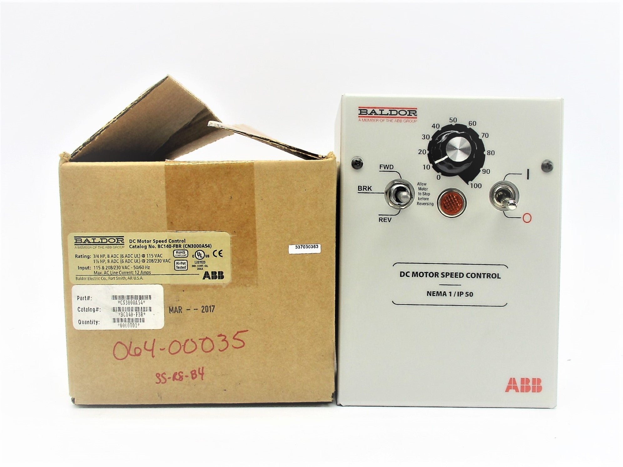 BALDOR BC140-FBR NSMP