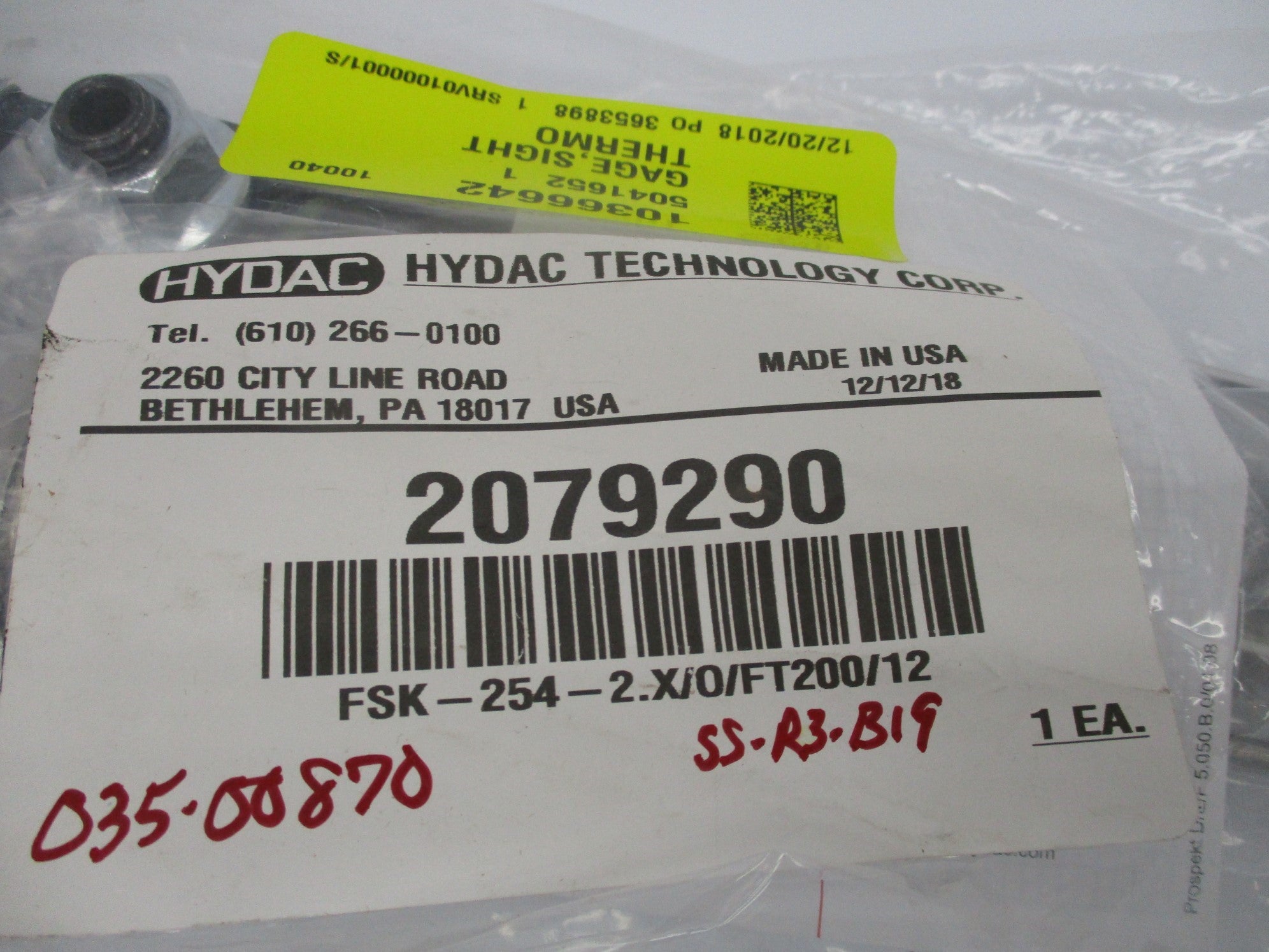 HYDAC 2079290 NSMP