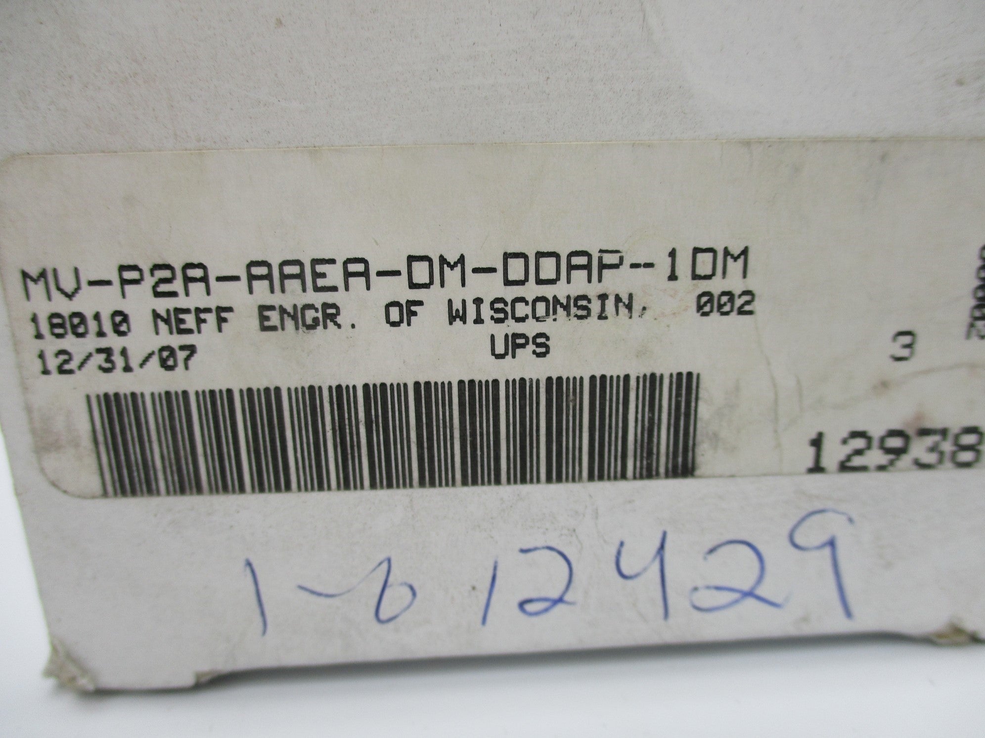 MAC MV-P2A-AAEA-DM-DDAP-1DM 30-120PSI NSMP