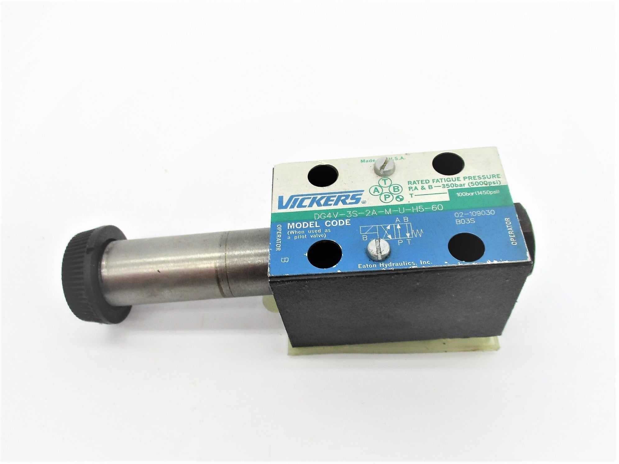 VICKERS DG4V3S2AMUH560 02-109030 5000PSI NSNP