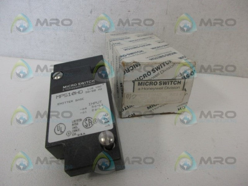 MICROSWITCH MPS10HD EMITTER BASE *NEW IN BOX*