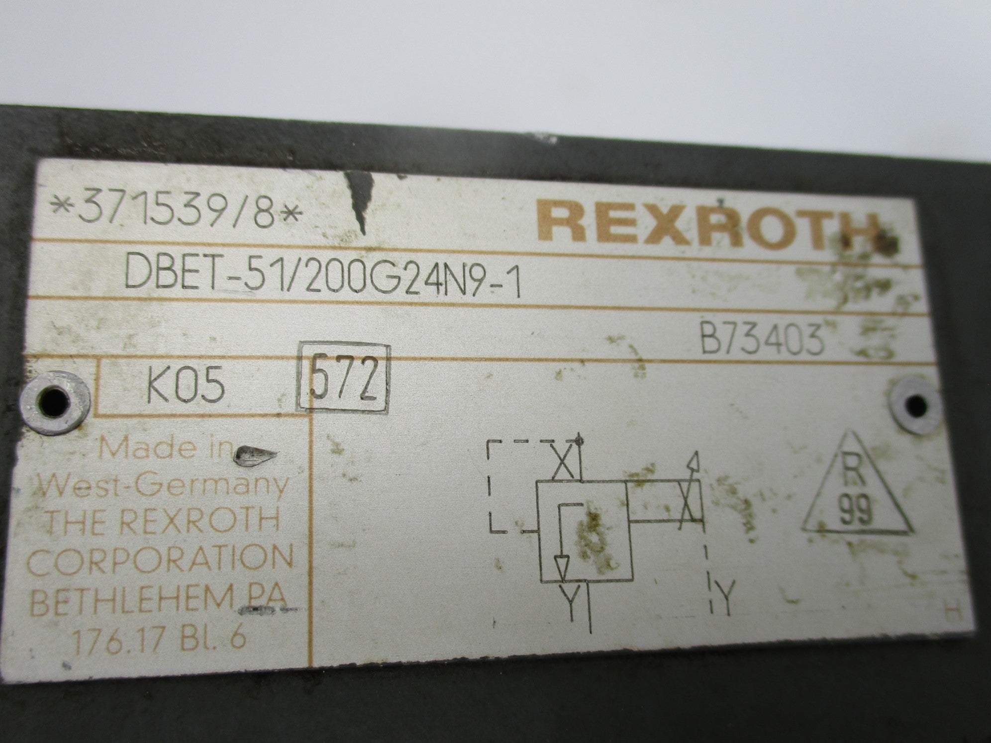 REXROTH DBET-51/200G24N91 UNMP