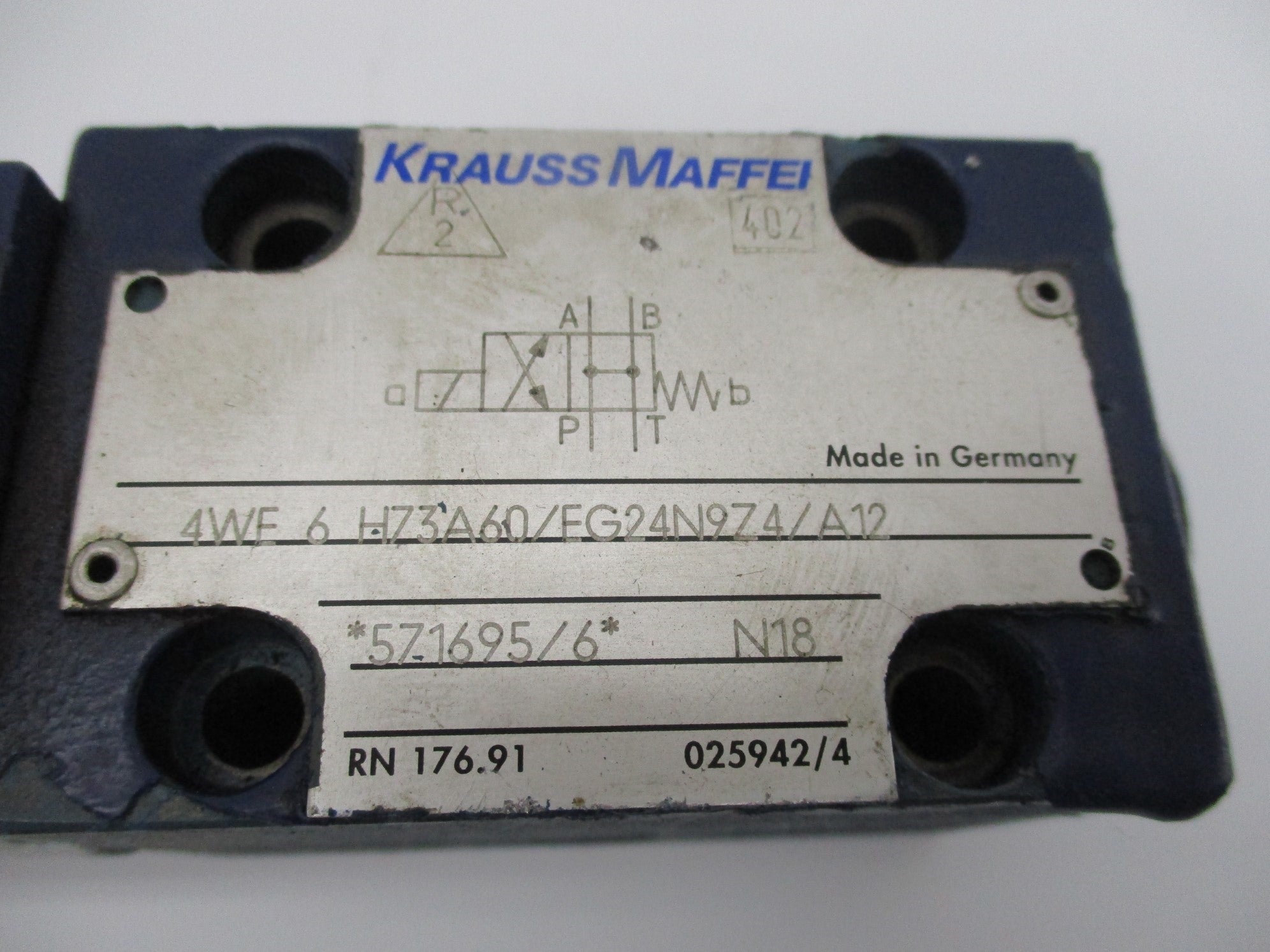 KRAUSS MAFFEI 4WE6HZ3A60/EG24N9Z4/A12 UNMP