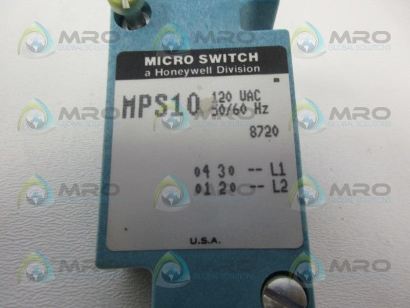 MICROSWITCH MPS10 EMITTER BASE *USED*
