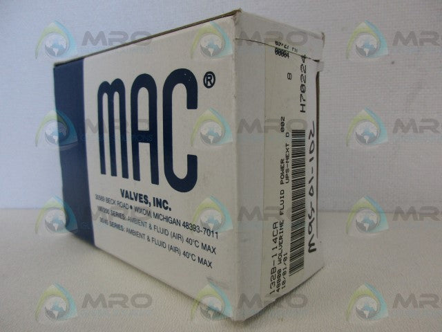 MAC 132B-114CAAA SOLENOID VALVE *NEW IN BOX*
