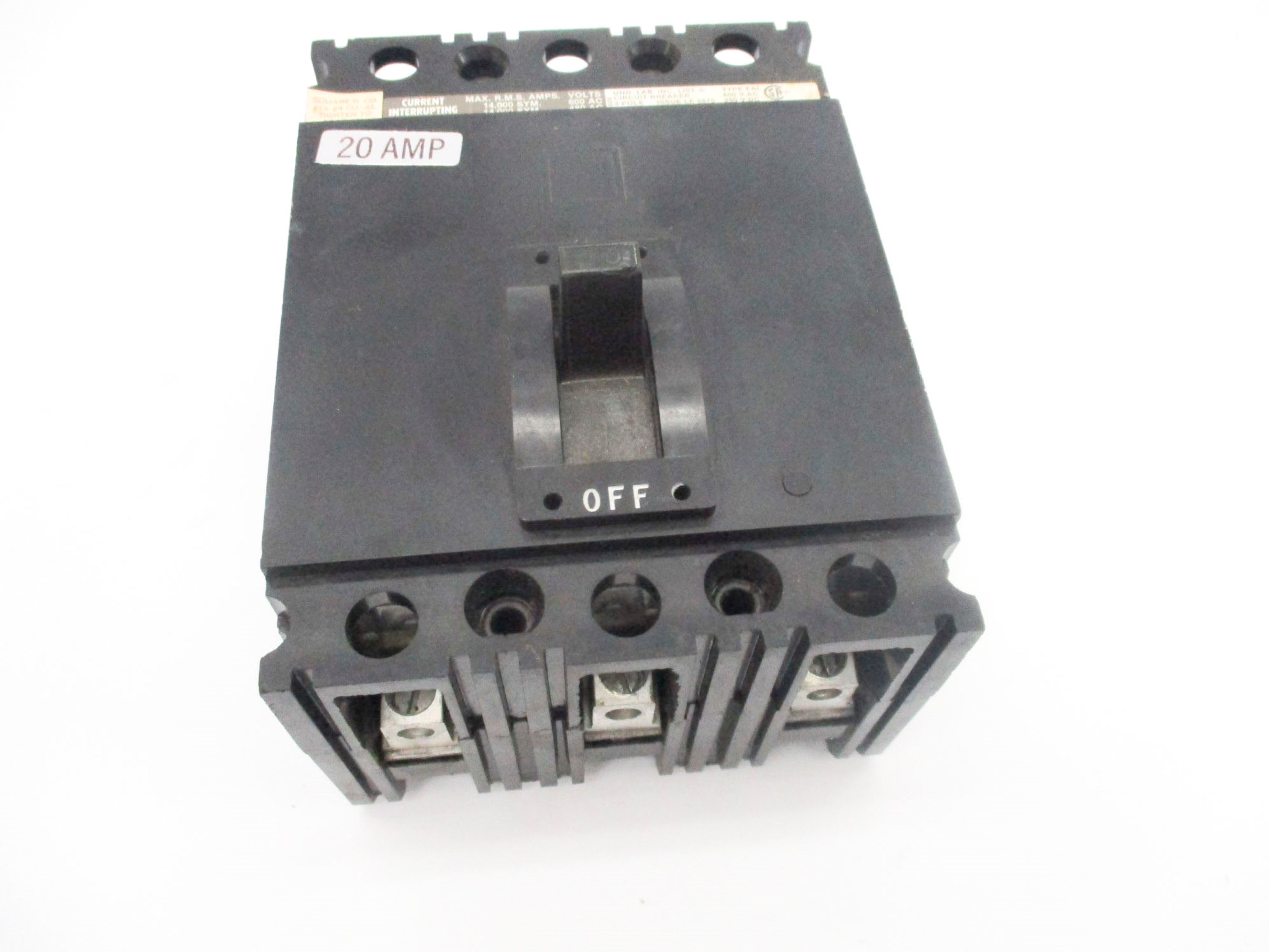 SQUARE D FAL36020 250VDC 20A NSNP