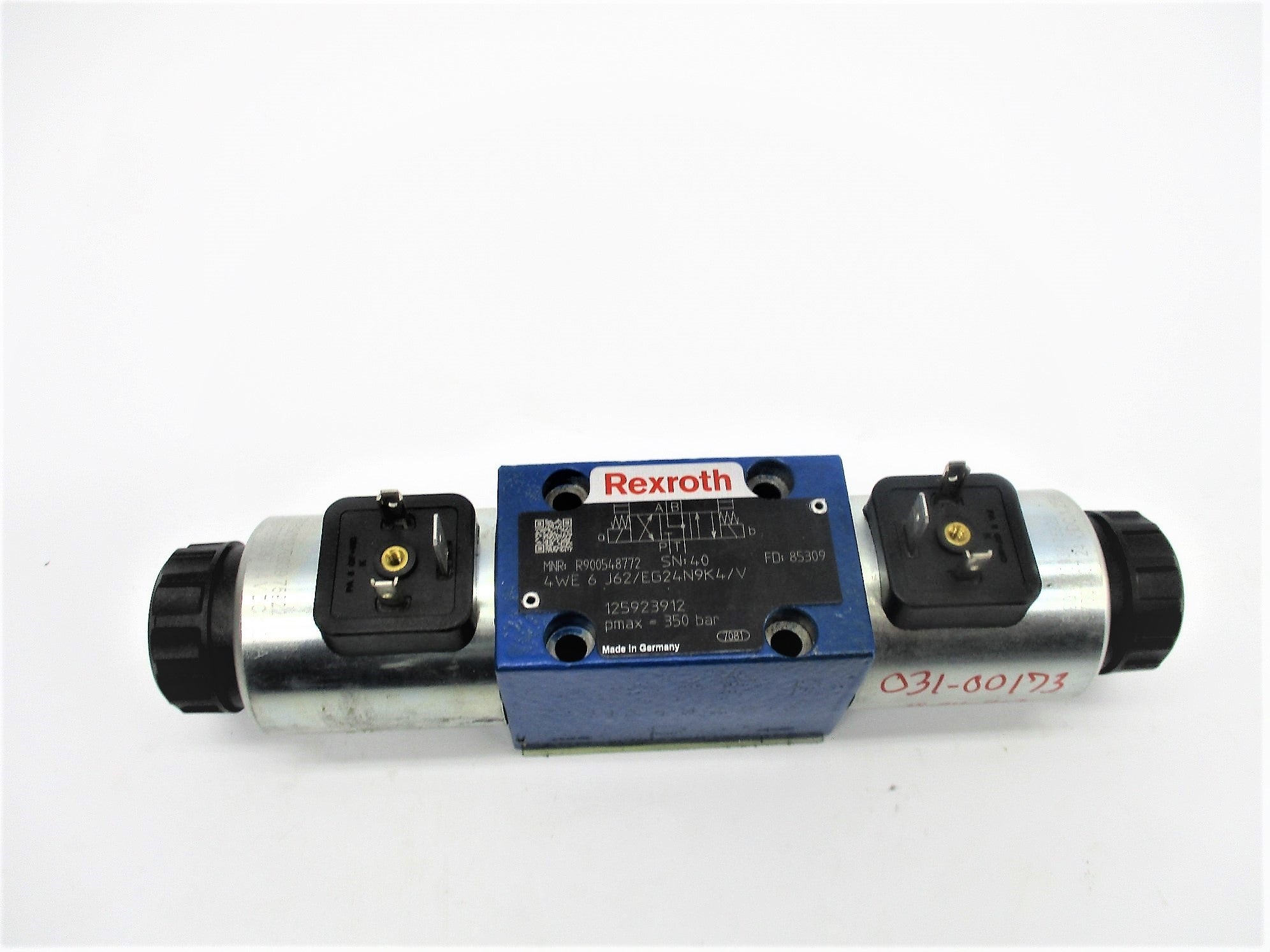 REXROTH 4WE6J62/EG24N9K4/V R900548772 24VDC 1.25A UNMP