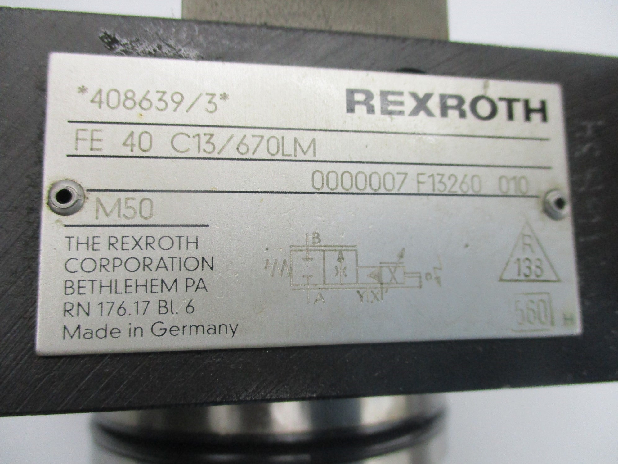 REXROTH FE40C13/670LM UNMP